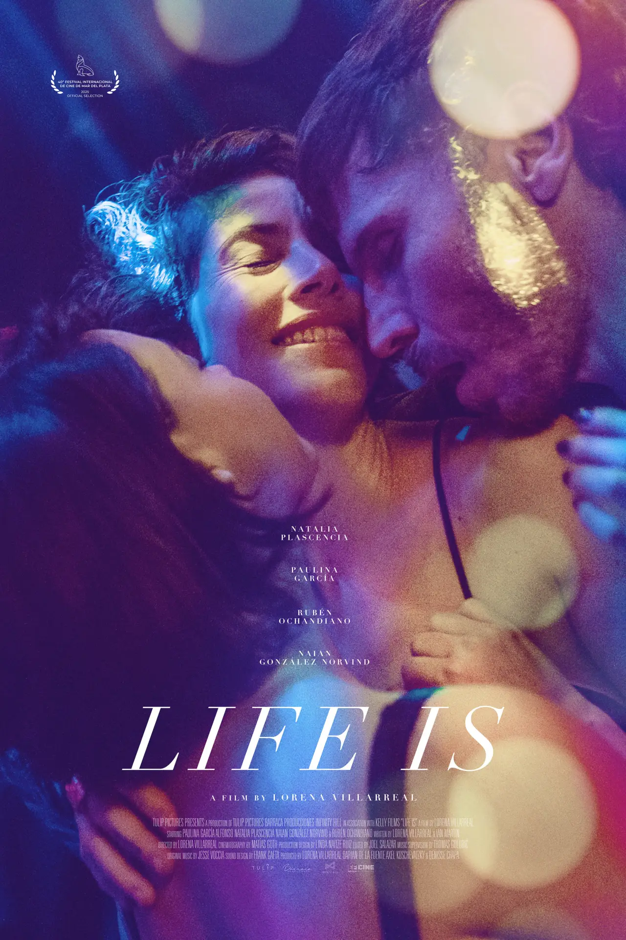Plakat filmowy "La vida es"