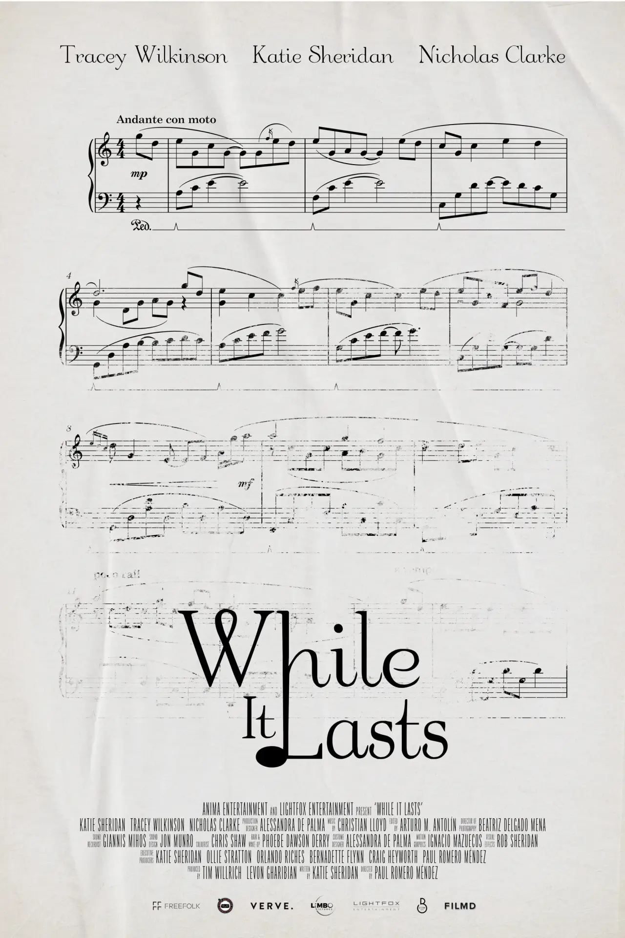 Plakat filmowy "While It Lasts"