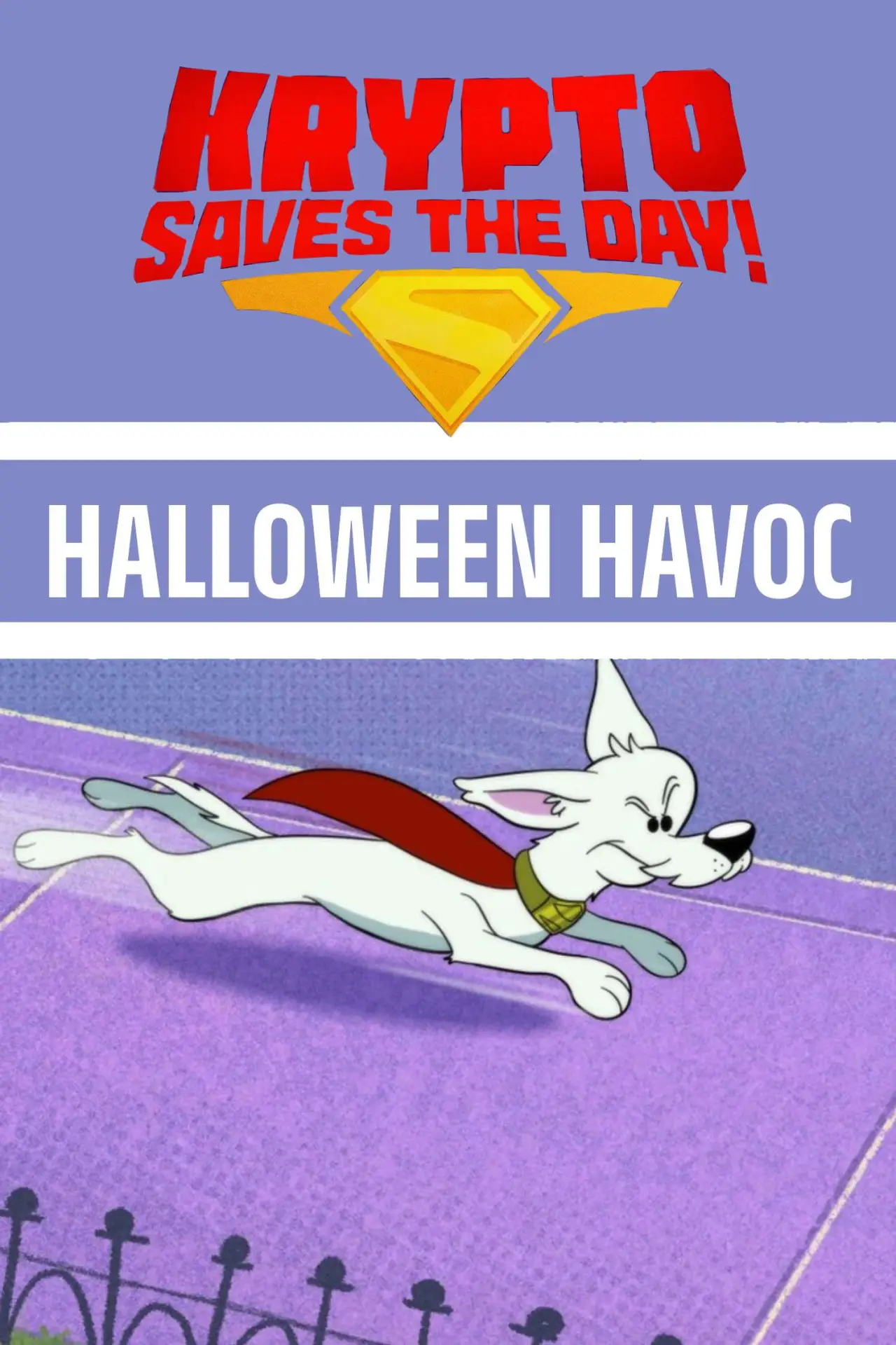 Plakat filmowy "Krypto na ratunek: Halloweenowy chaos"