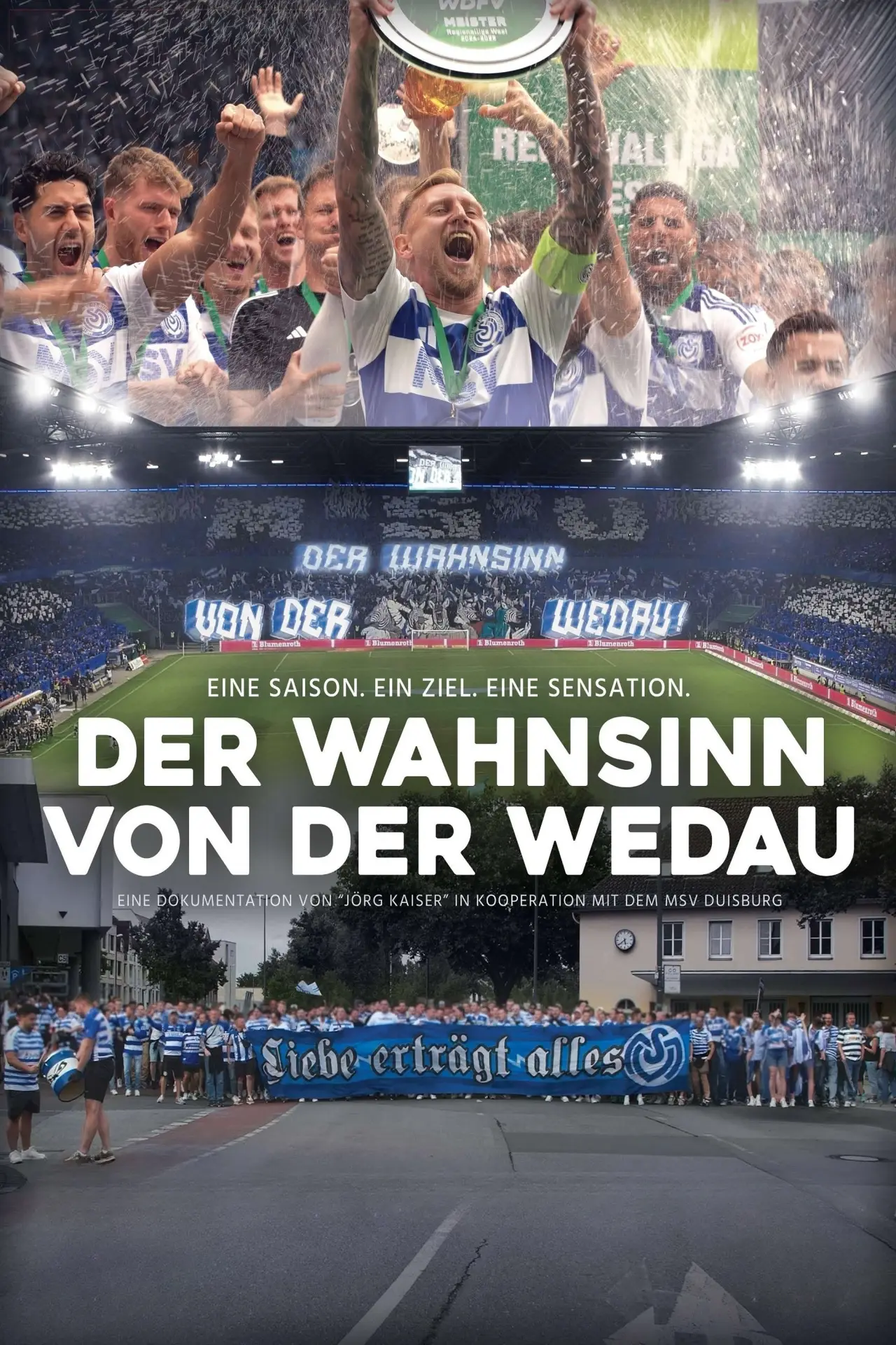 Plakat filmowy "Der Wahnsinn von der Wedau"