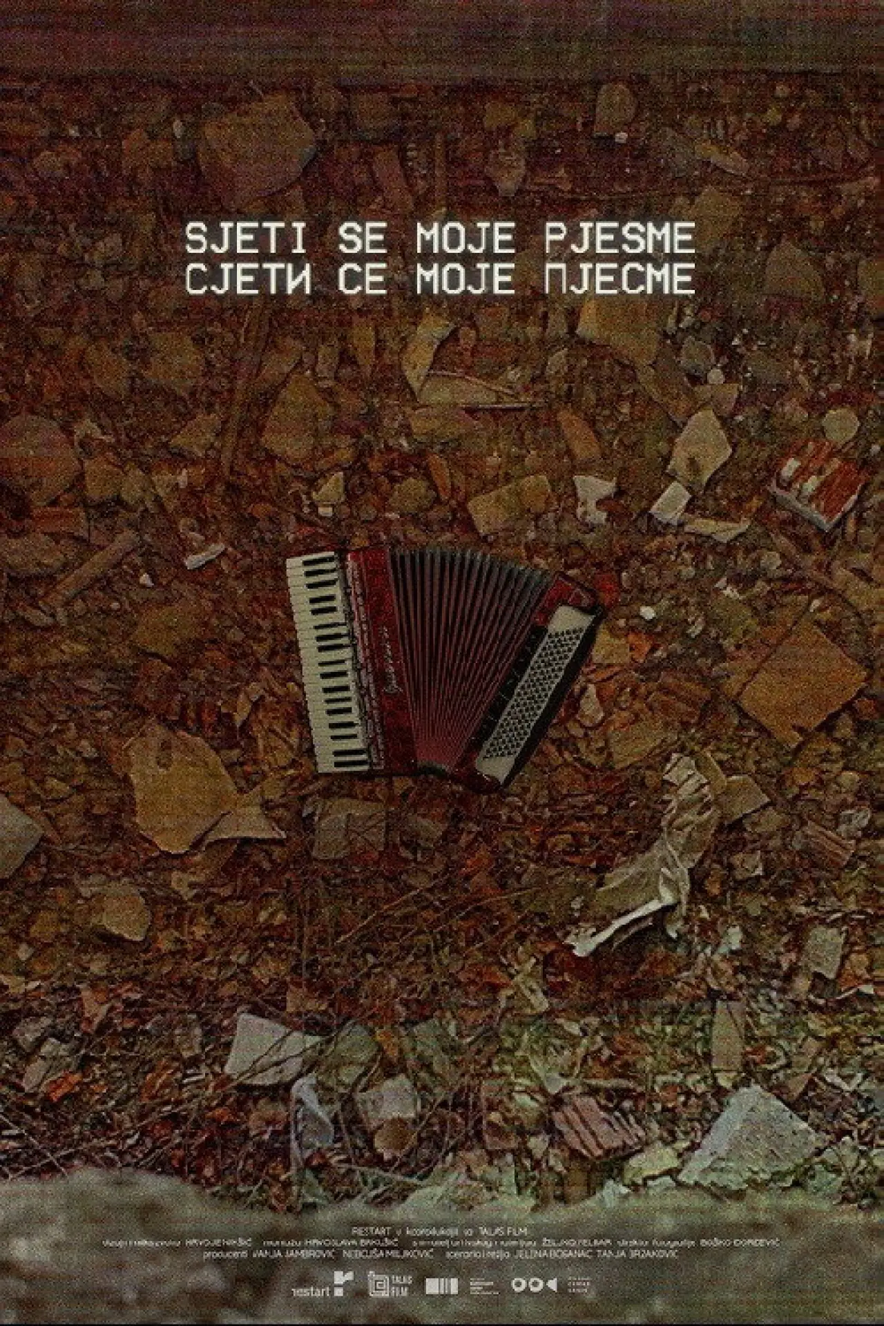 Plakat filmowy "Sjeti se moje pjesme"