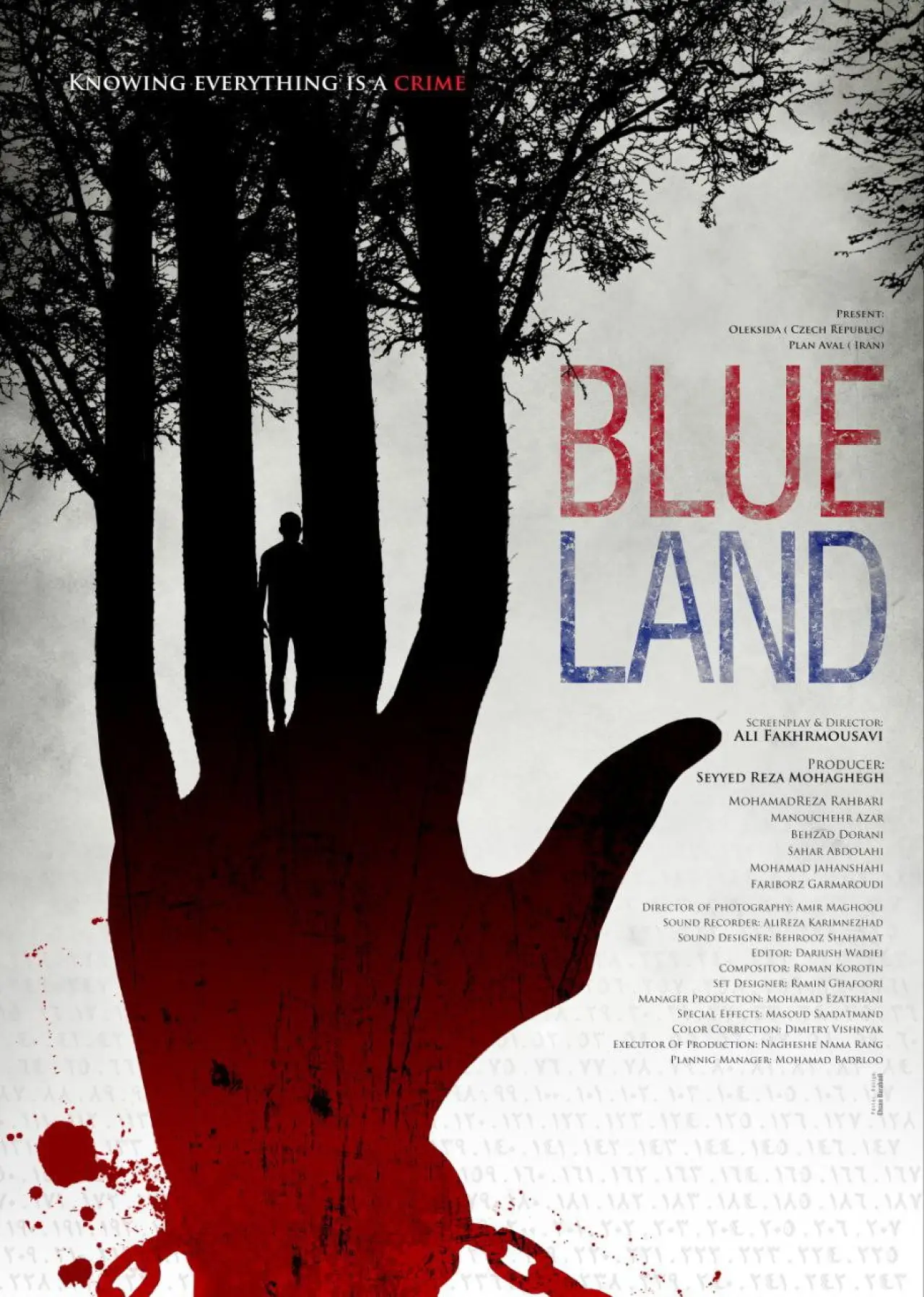 Plakat filmowy "Blue Land"