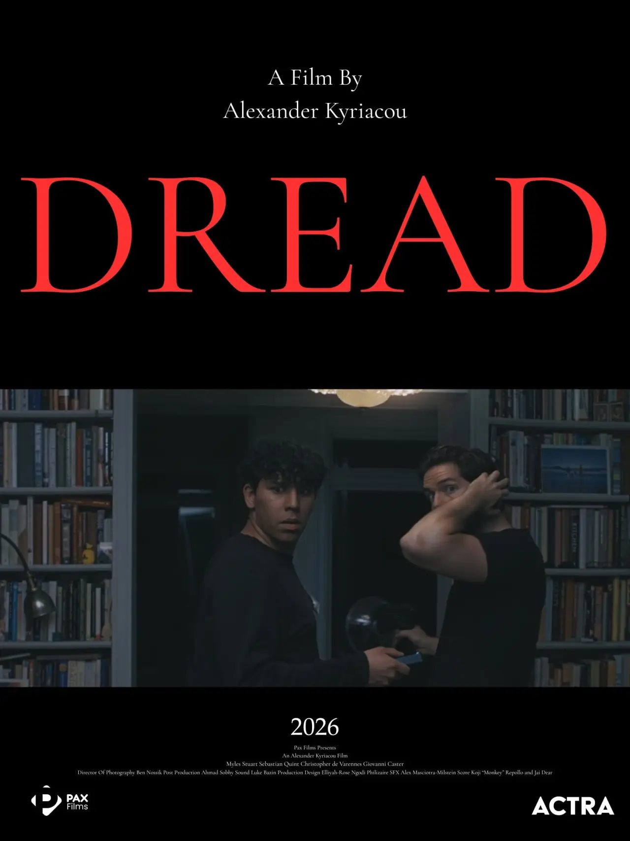 Plakat filmowy "Dread"