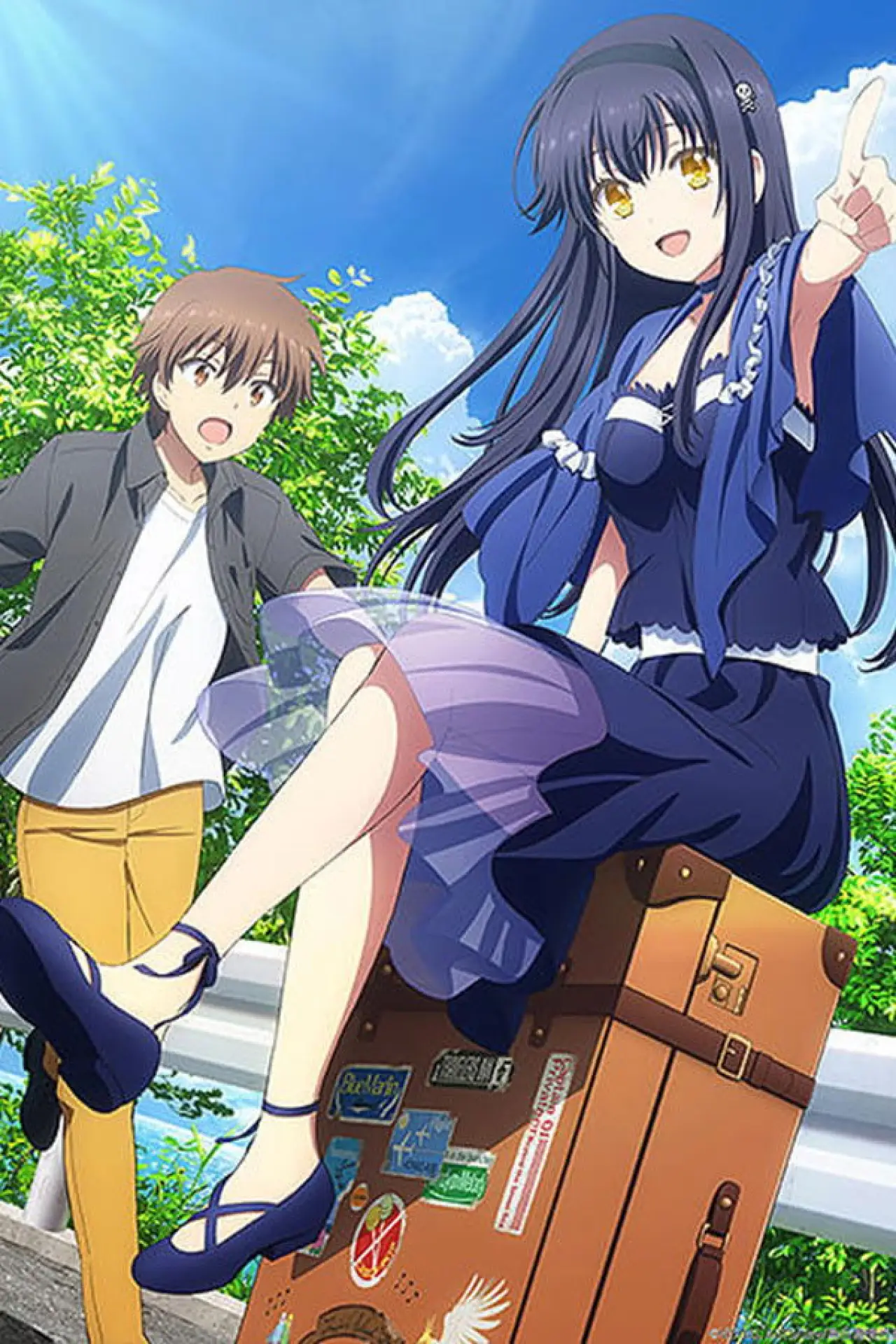 Plakat filmowy "劇場編集版「Summer Pockets」久島鴎編"