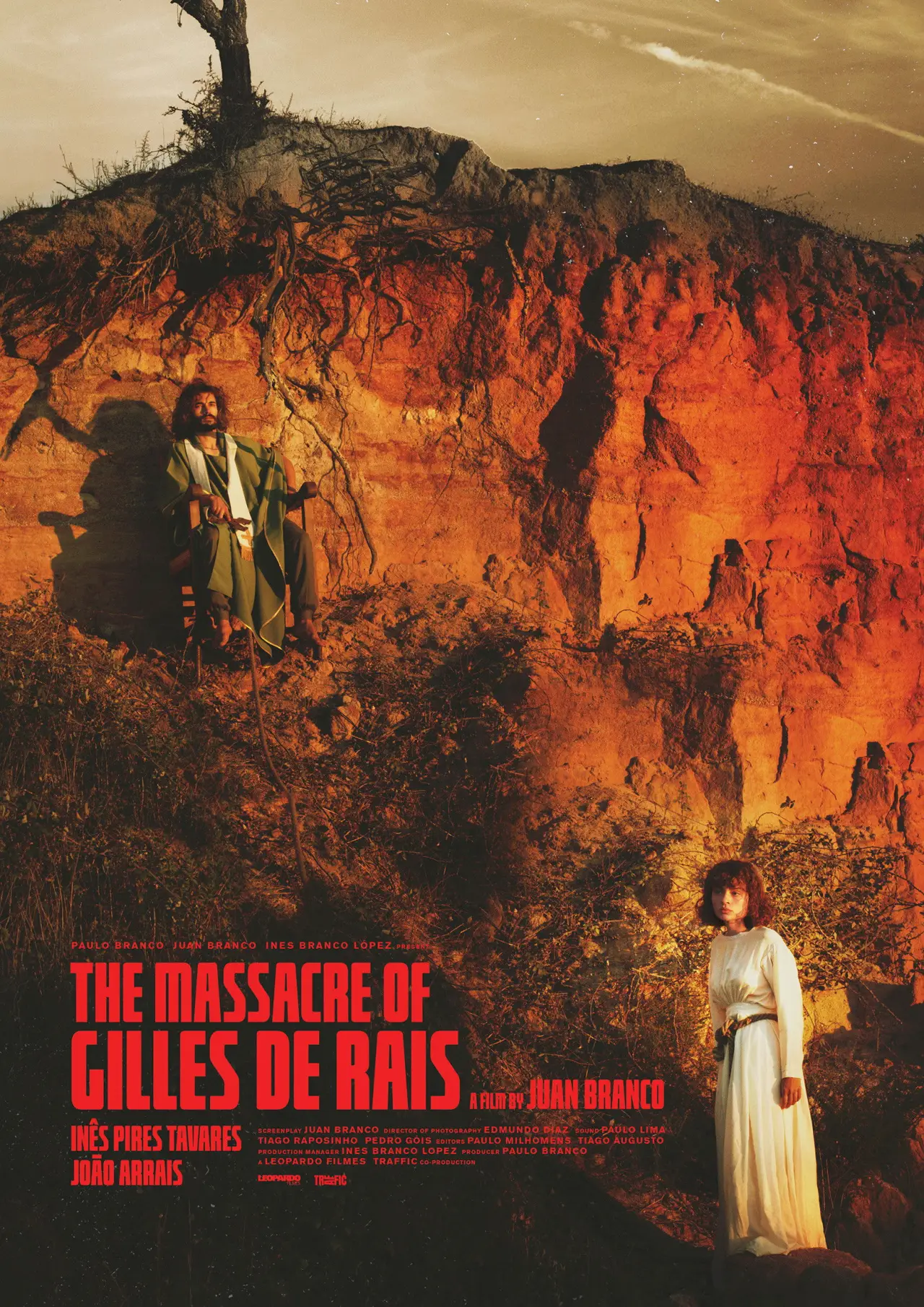 Plakat filmowy "O Massacre de Gilles de Rais"