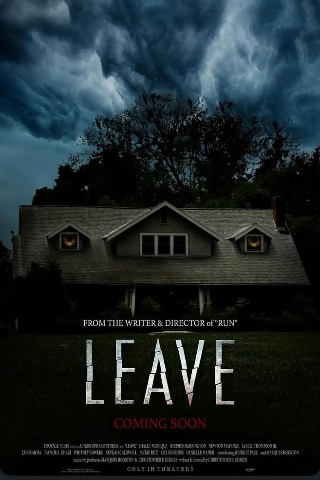 Plakat filmowy "Leave"