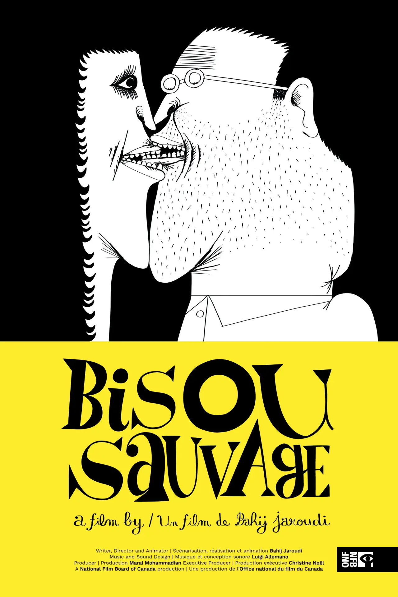 Plakat filmowy "Bisou Sauvage"