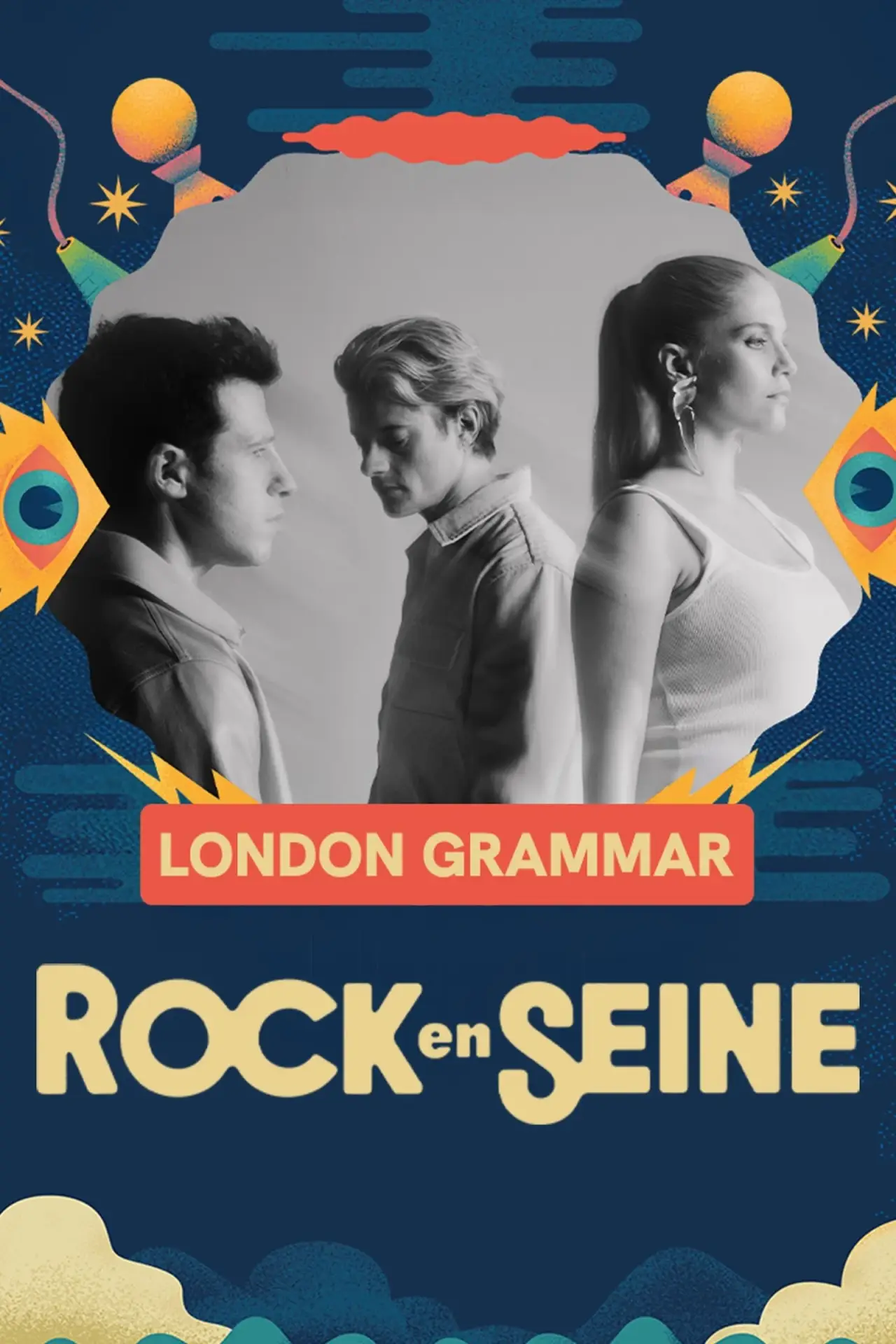 Plakat filmowy "London Grammar - Rock en Seine 2025"