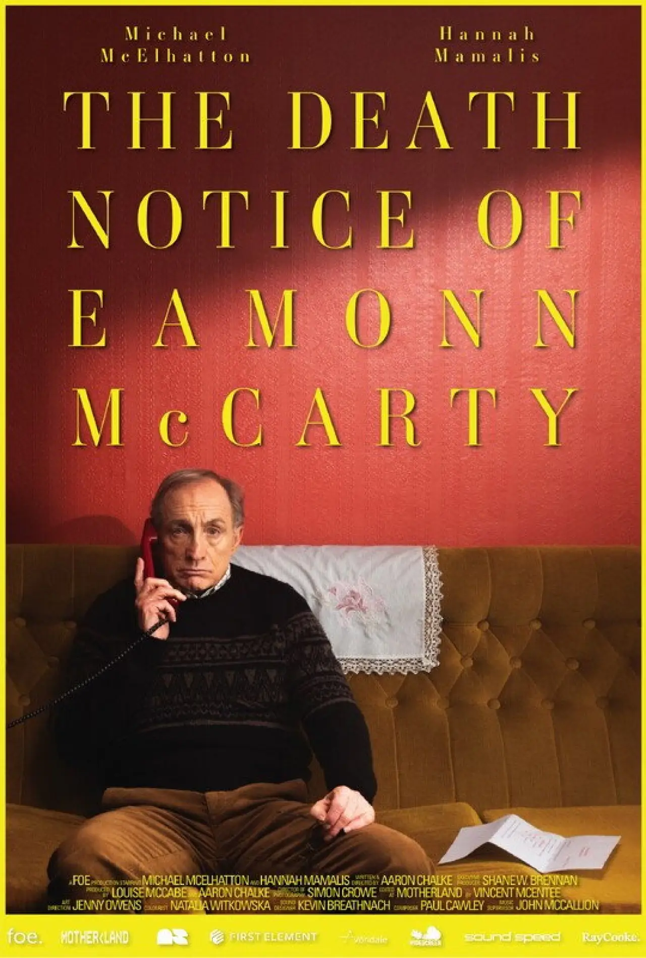 Plakat filmowy "The Death Notice of Eamonn McCarty"