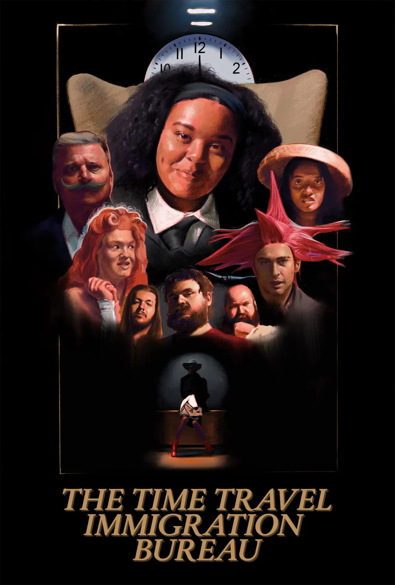 Plakat filmowy "The Time Travel Immigration Bureau"