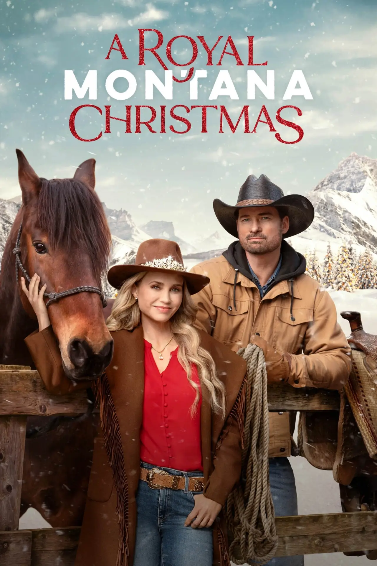 Plakat filmowy "A Royal Montana Christmas"