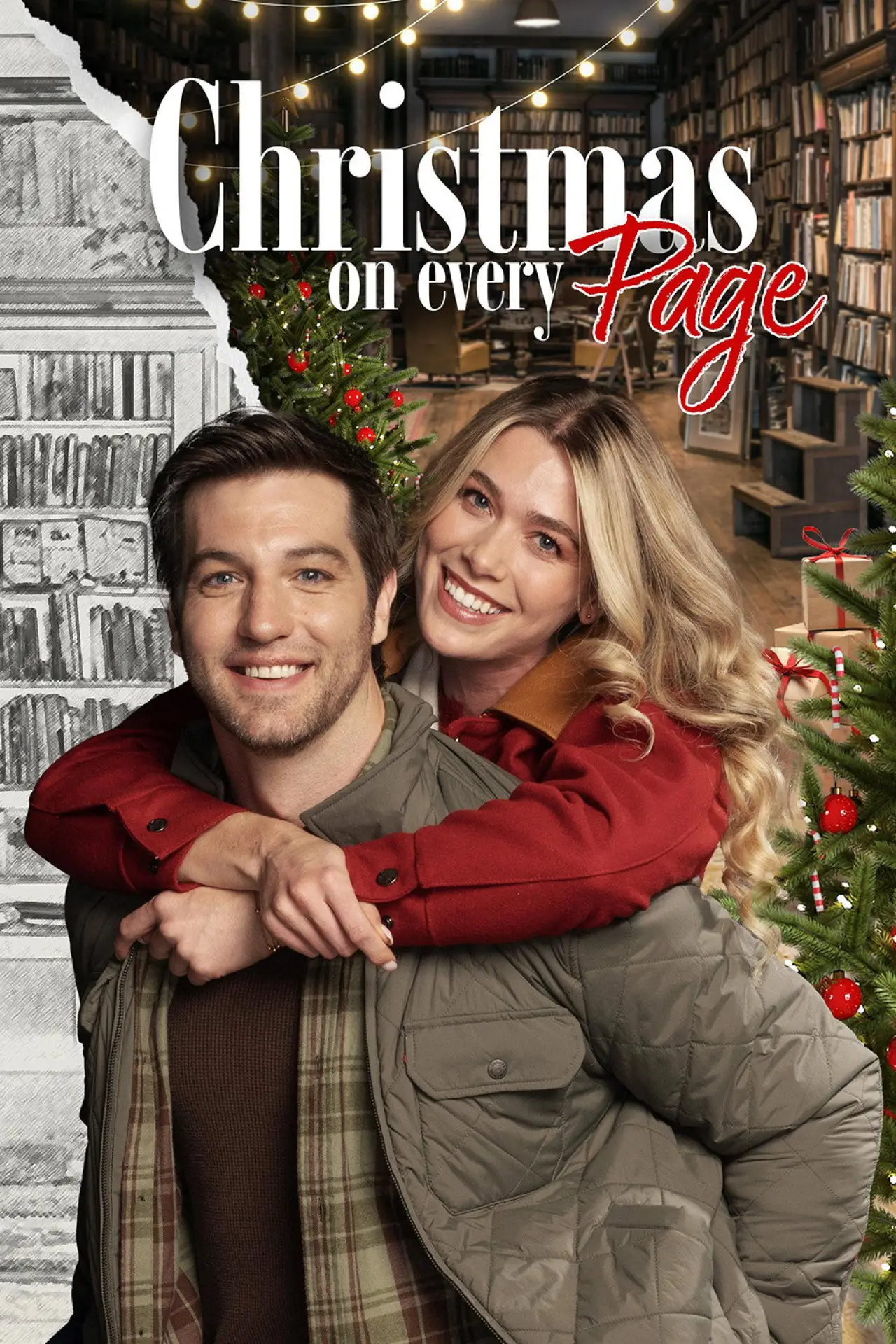 Plakat filmowy "Christmas on Every Page"