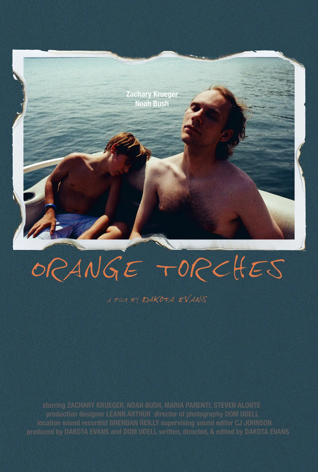 Plakat filmowy "Orange Torches"