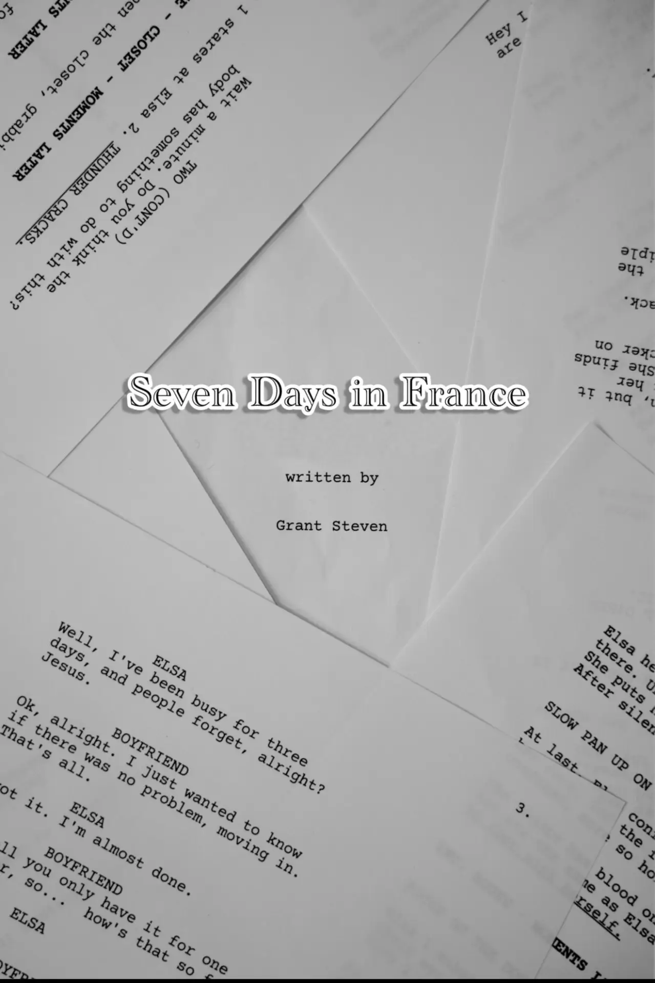 Plakat filmowy "Seven Days in France"