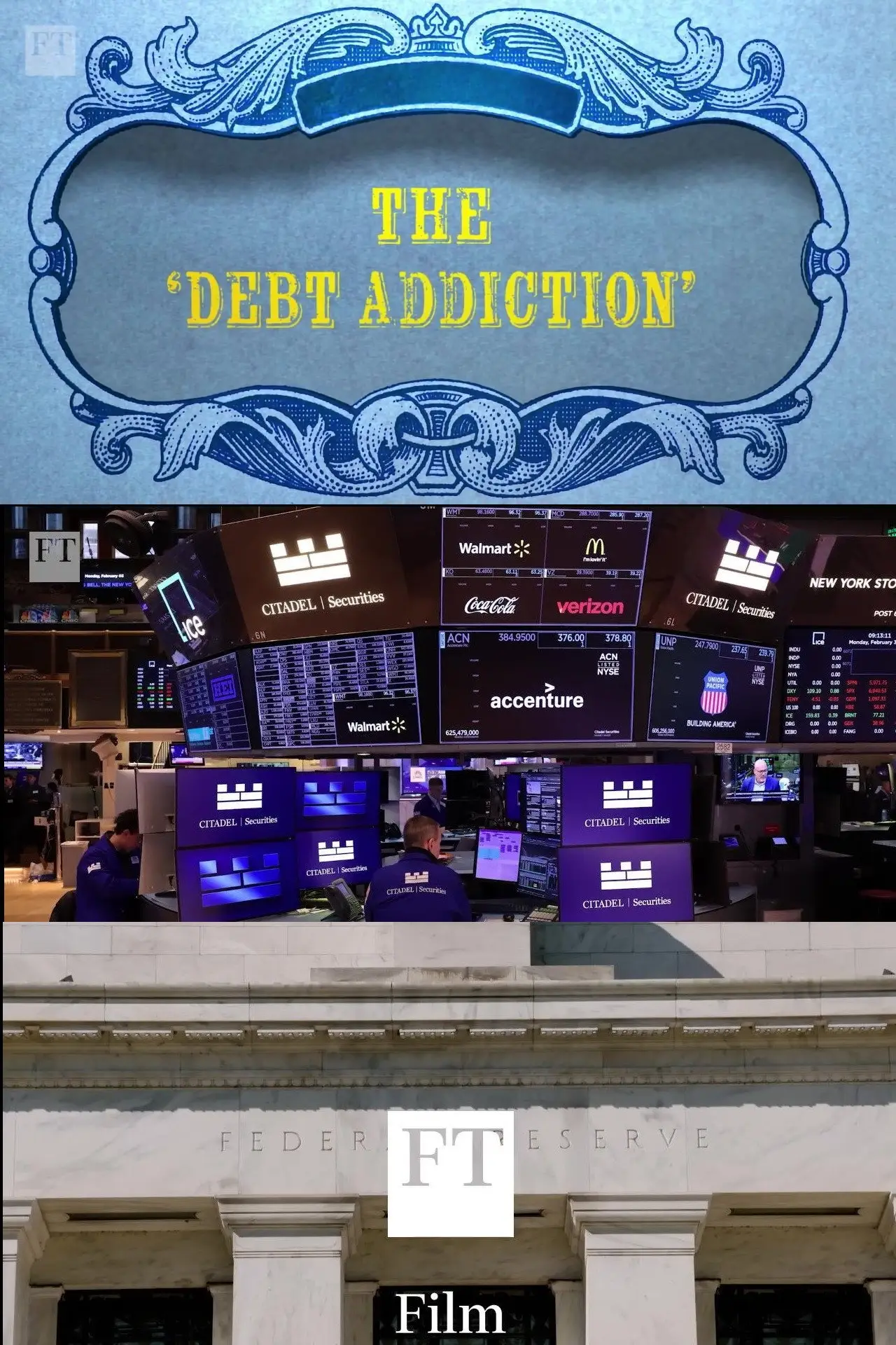 Plakat filmowy "The Debt Addiction"