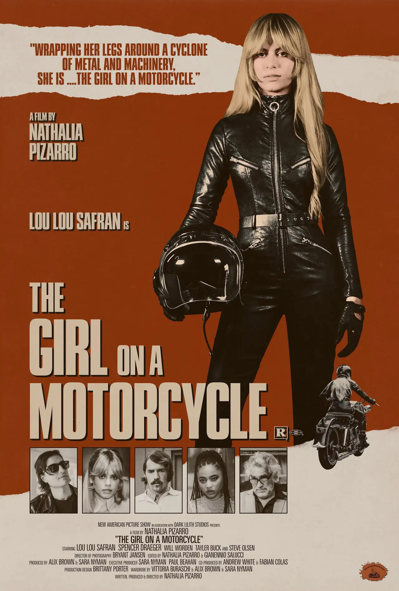 Plakat filmowy "The Girl on A Motorcycle"