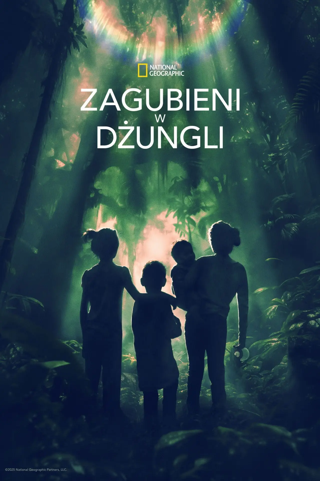 Plakat filmowy "Zagubieni w dżungli"