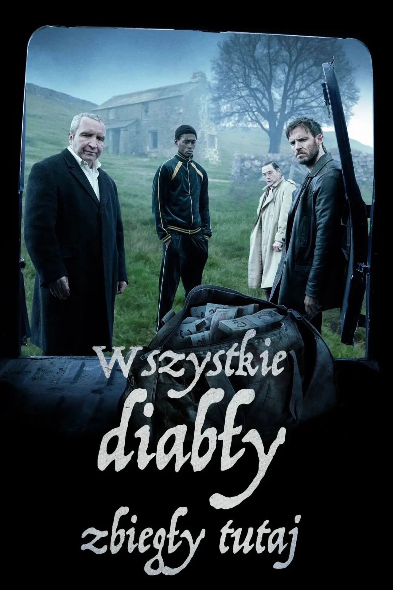 Plakat filmowy "Wszystkie diabły zbiegły tutaj"
