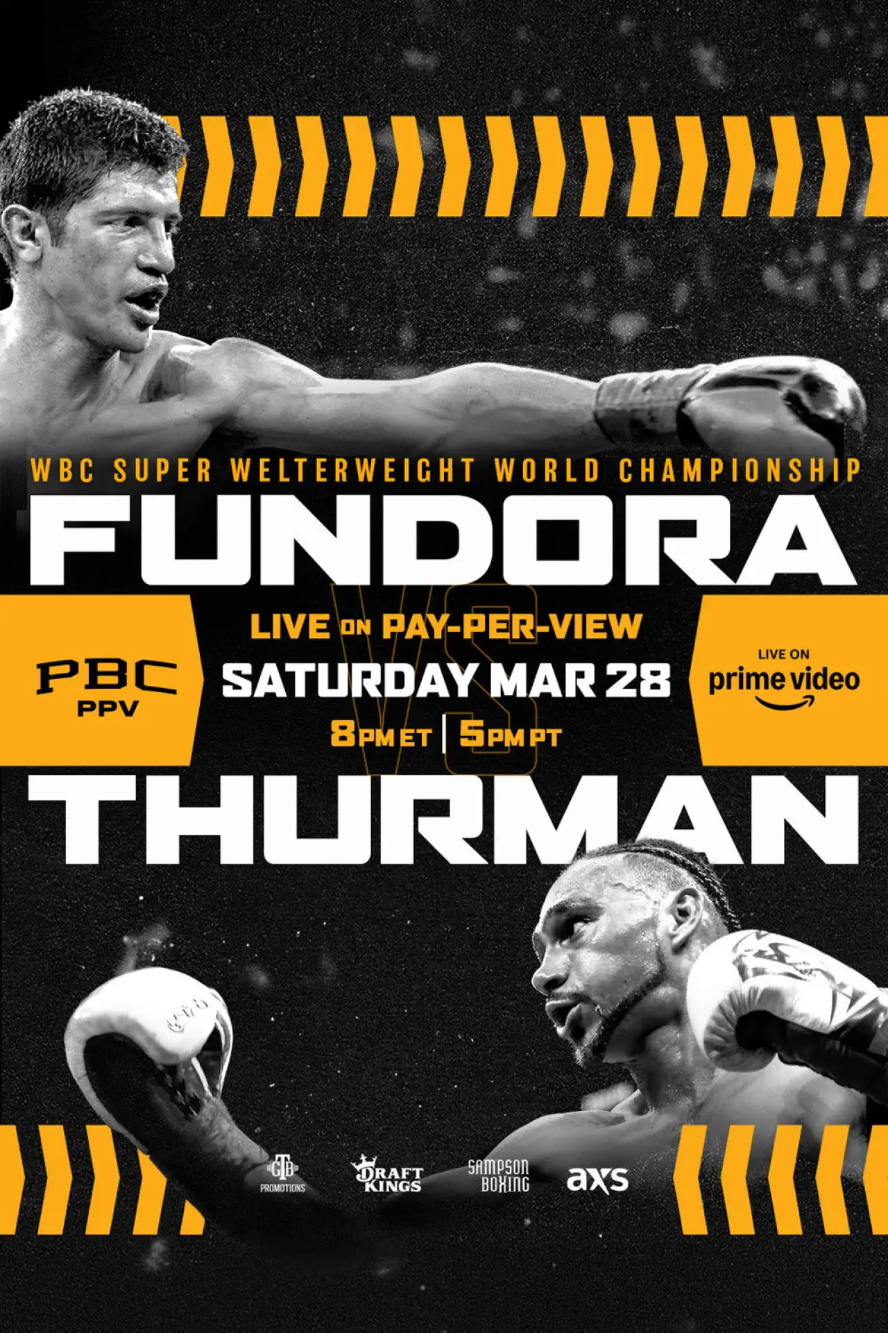 Plakat filmowy "Sebastian Fundora vs. Keith Thurman"