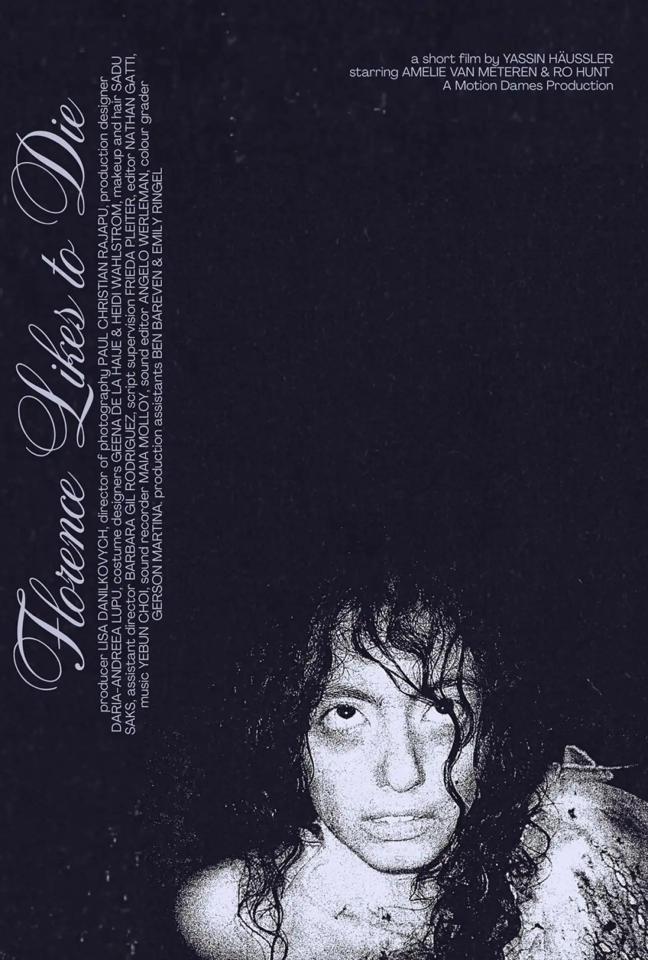 Plakat filmowy "Florence Likes To Die"