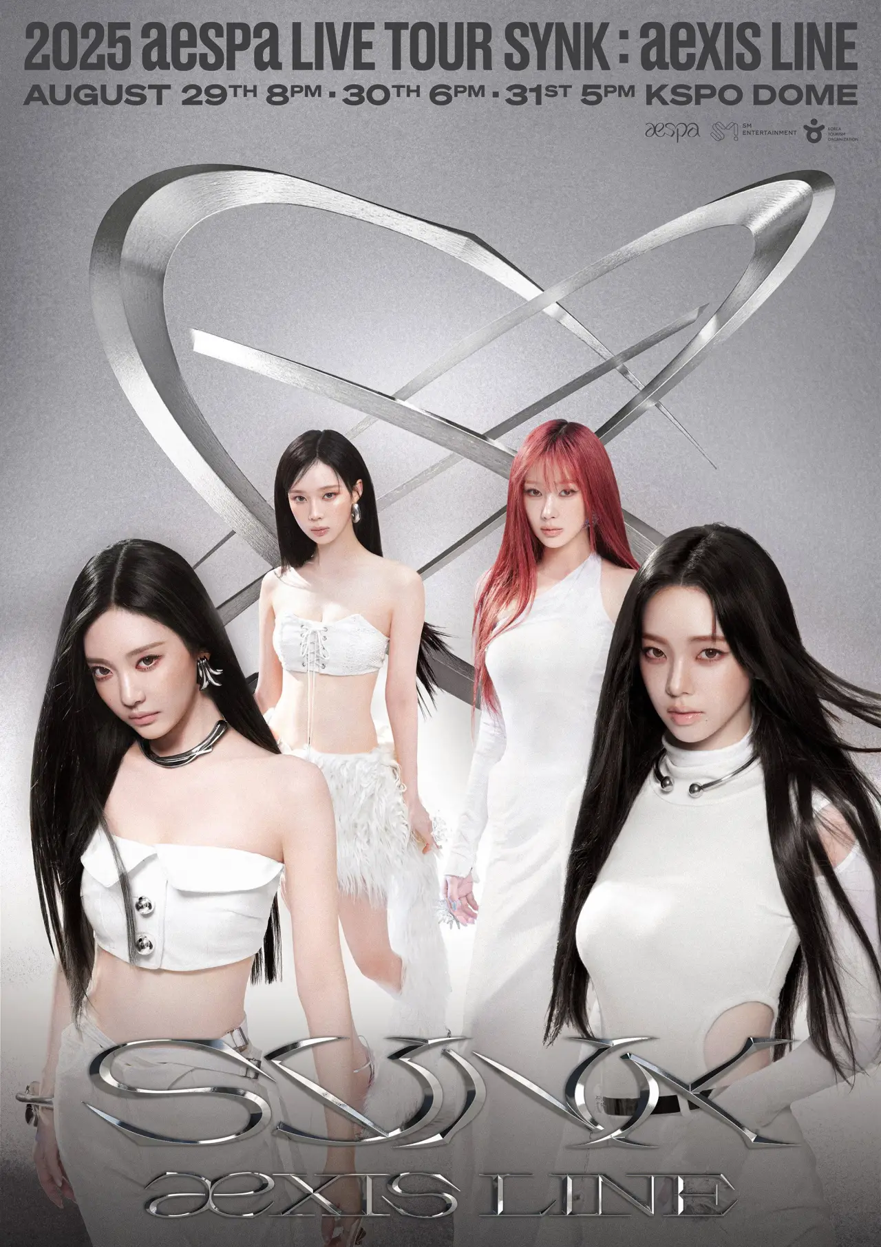 Plakat filmowy "2025 aespa LIVE TOUR - SYNK : aeXIS LINE - in SEOUL"