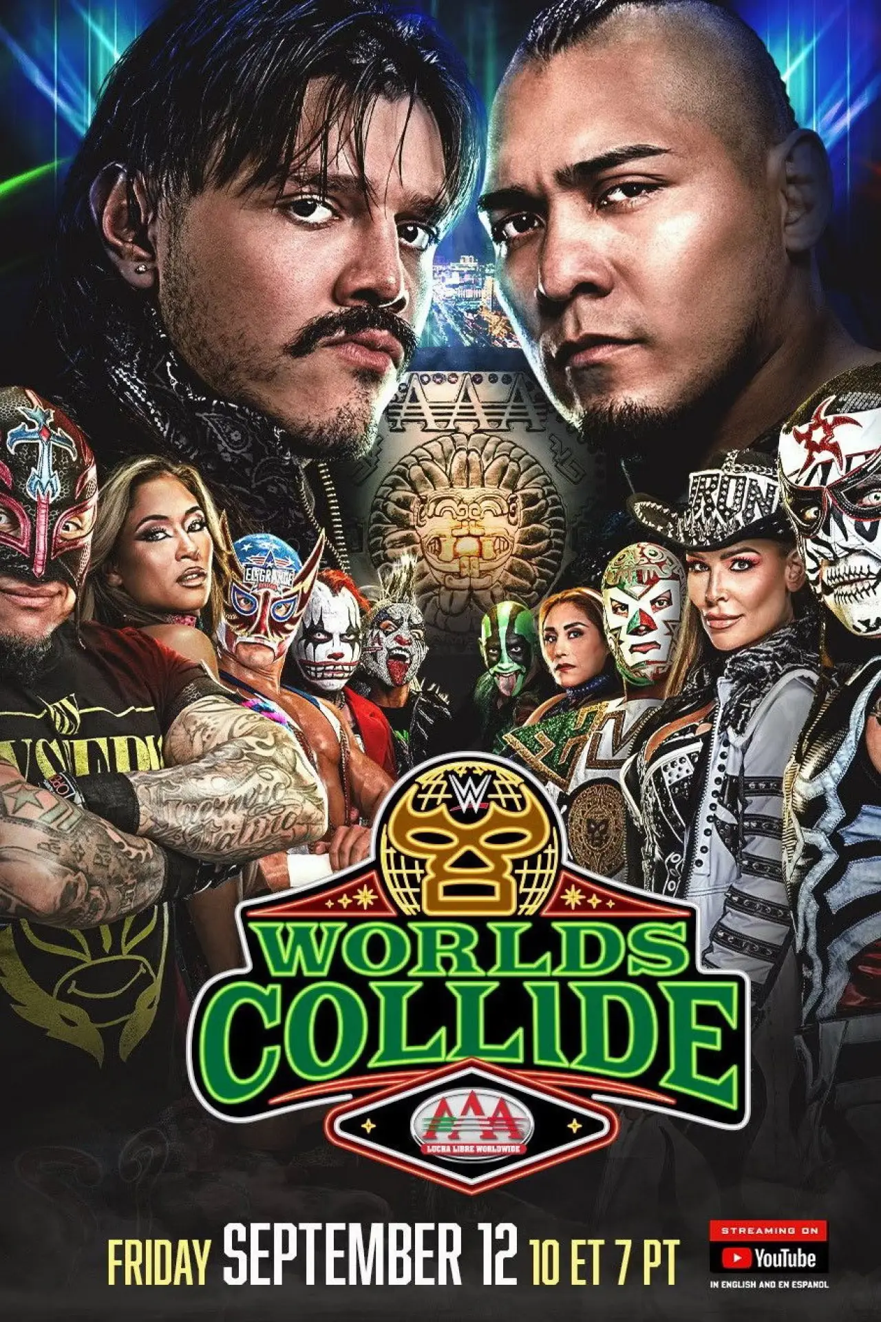 Plakat filmowy "WWE/AAA Worlds Collide 2025: Las Vegas"