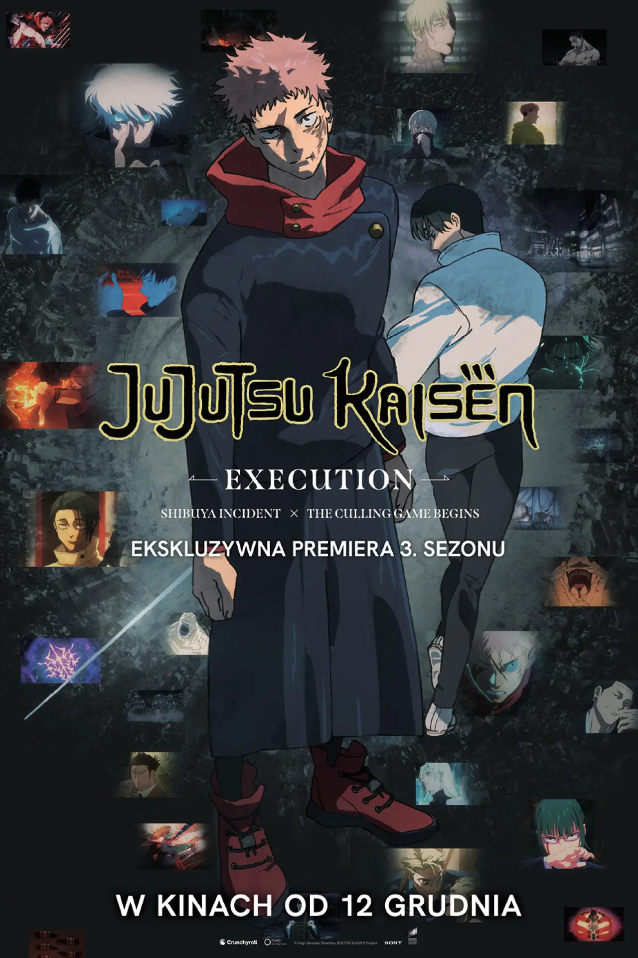 Plakat filmowy "JUJUTSU KAISEN: Execution – Shibuya Incident x The Culling Game Begins"