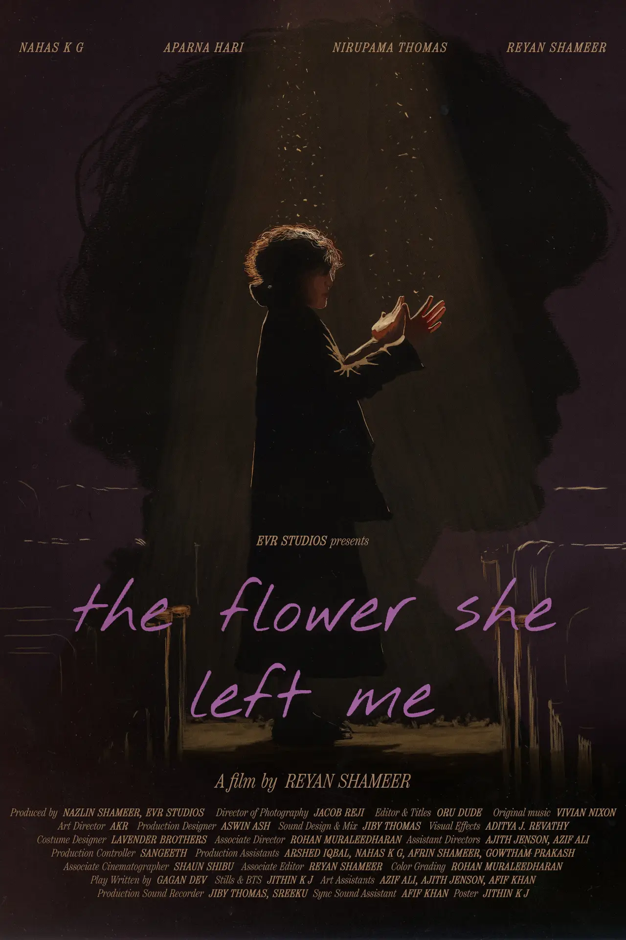 Plakat filmowy "the flower she left me"