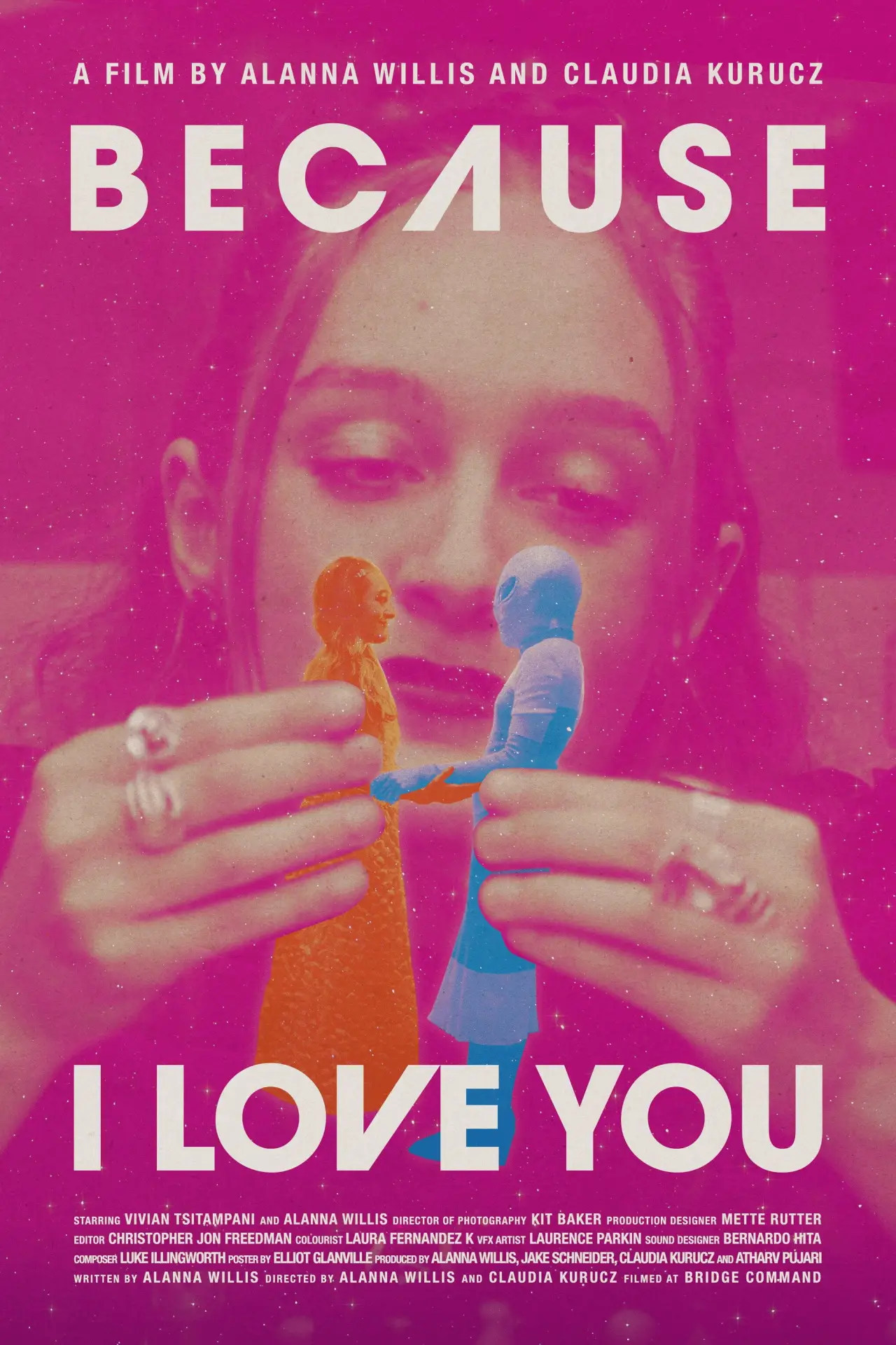 Plakat filmowy "Because I Love You"