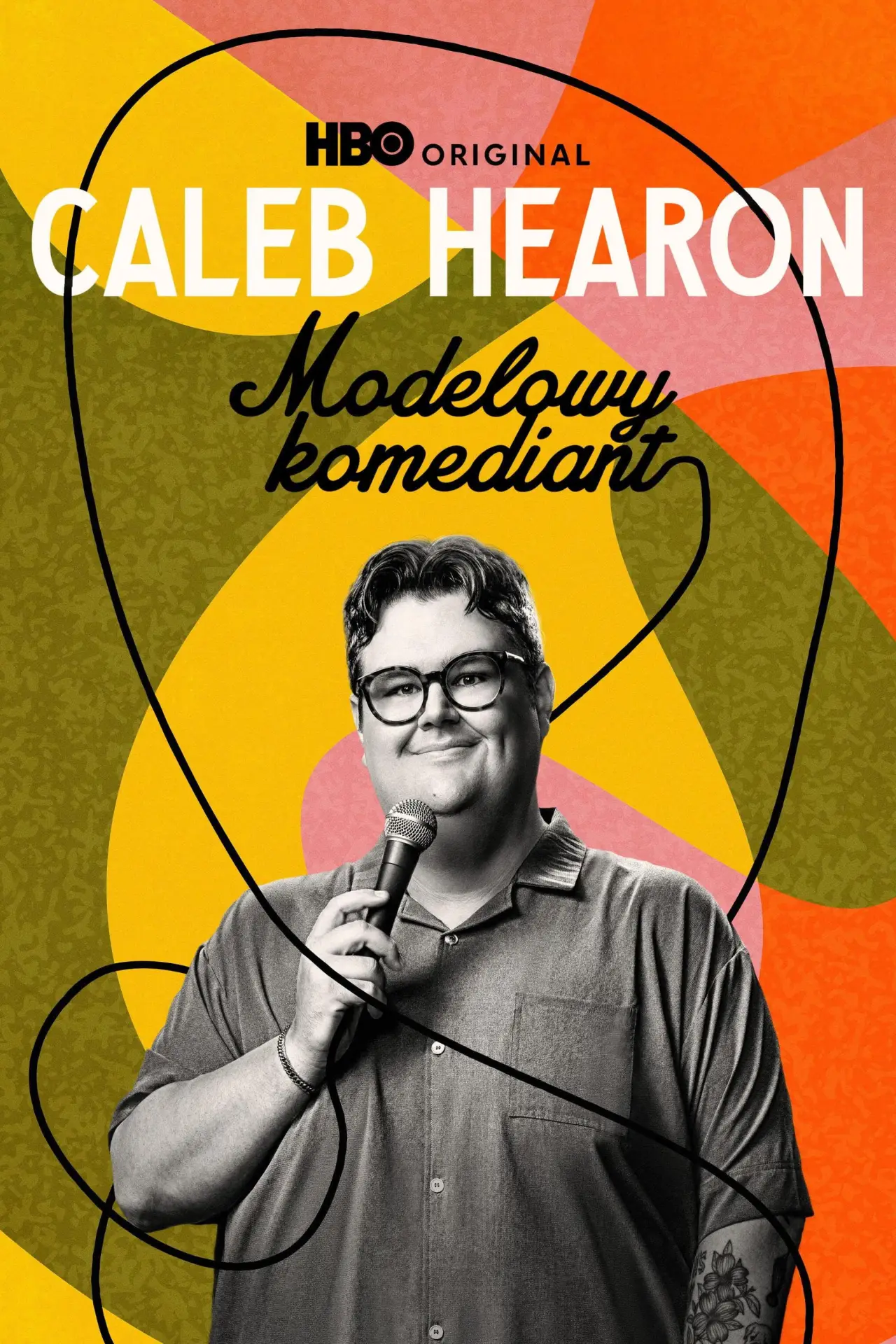 Plakat filmowy "Caleb Hearon: Modelowy komediant"