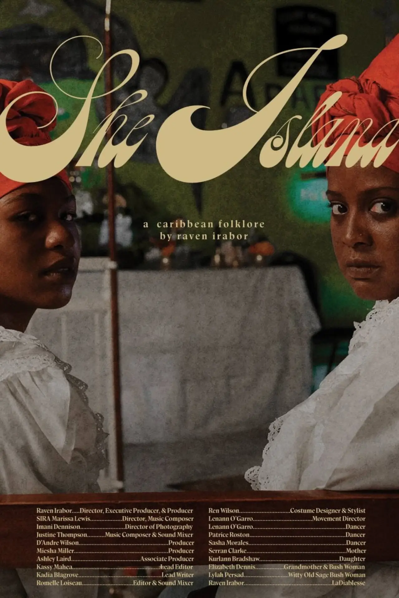 Plakat filmowy "She Island"