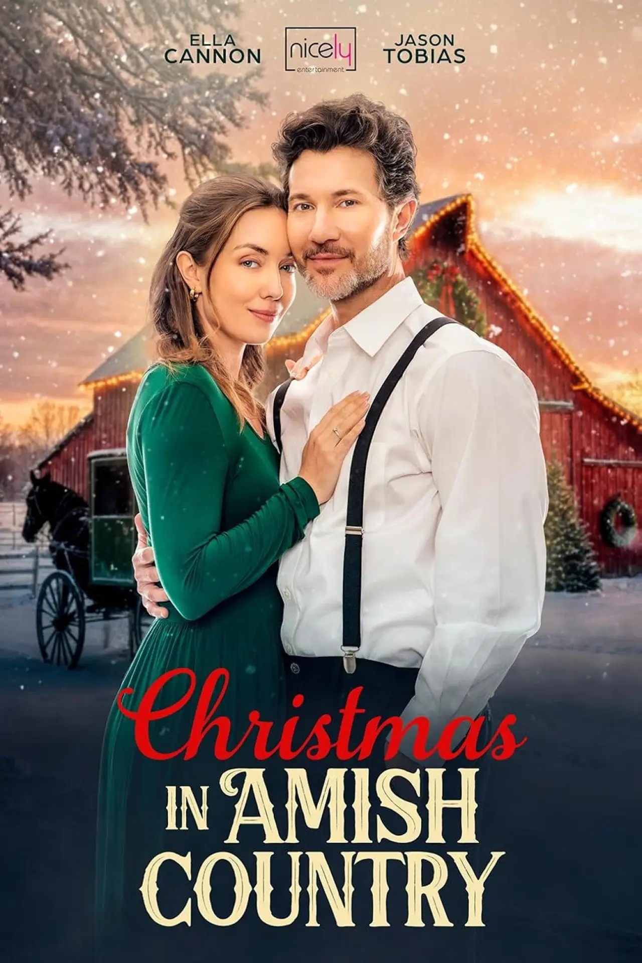 Plakat filmowy "Christmas in Amish Country"