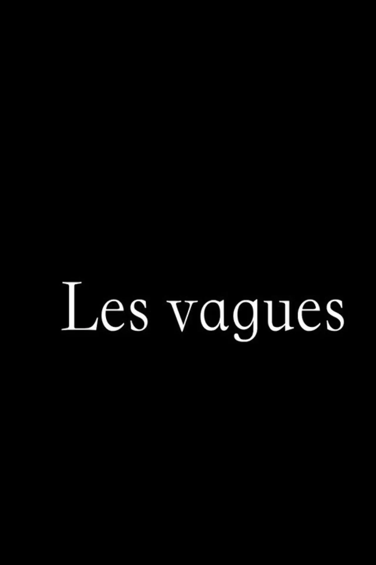 Plakat filmowy "Les vagues"