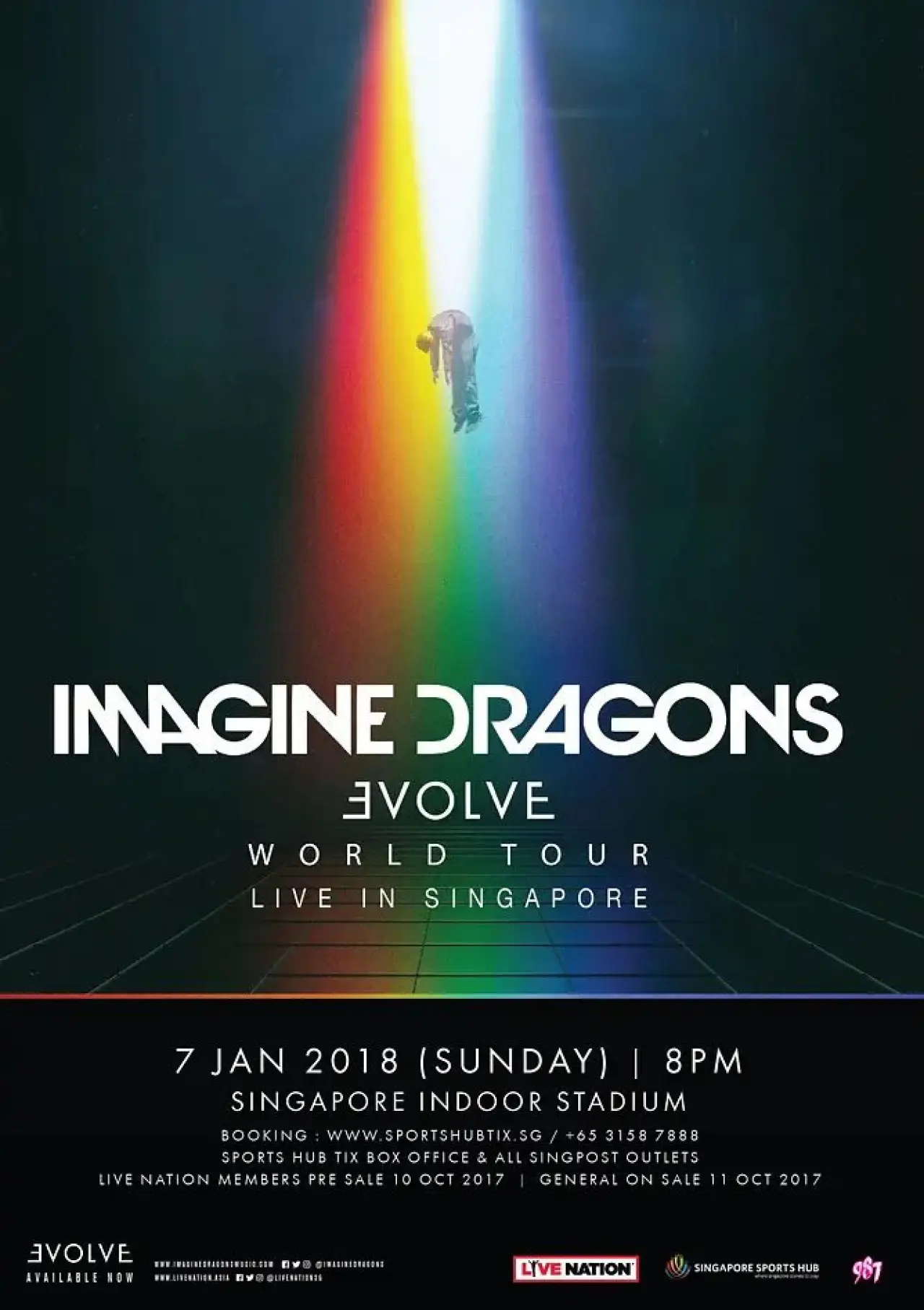 Plakat filmowy "Imagine Dragons Evolve 2018 Live"