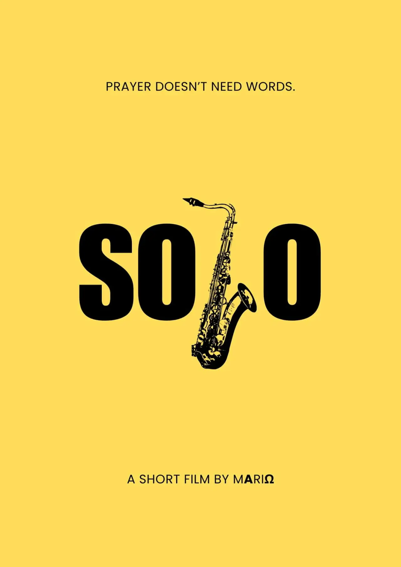 Plakat filmowy "SOLO"