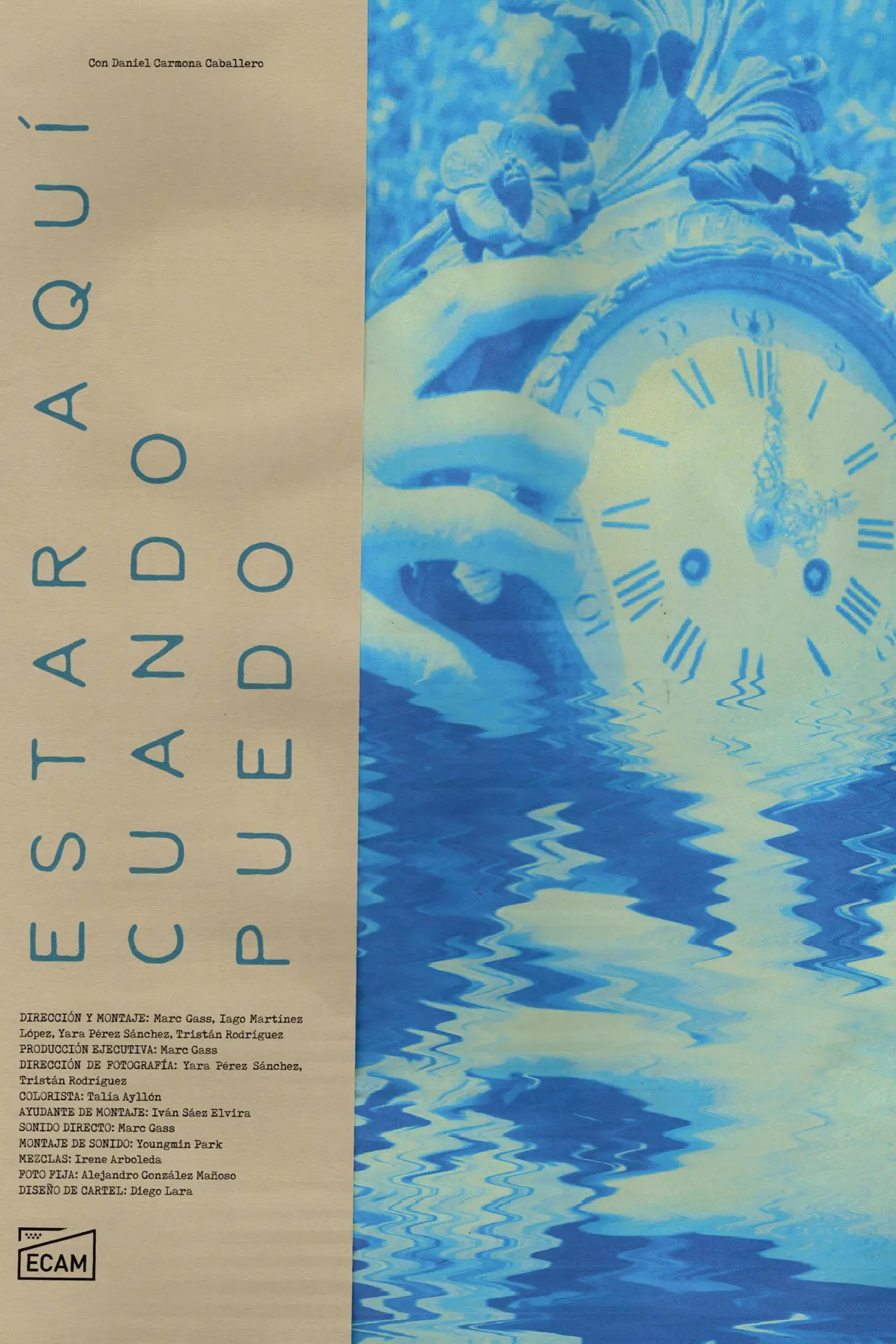Plakat filmowy "Estar aquí cuando puedo"