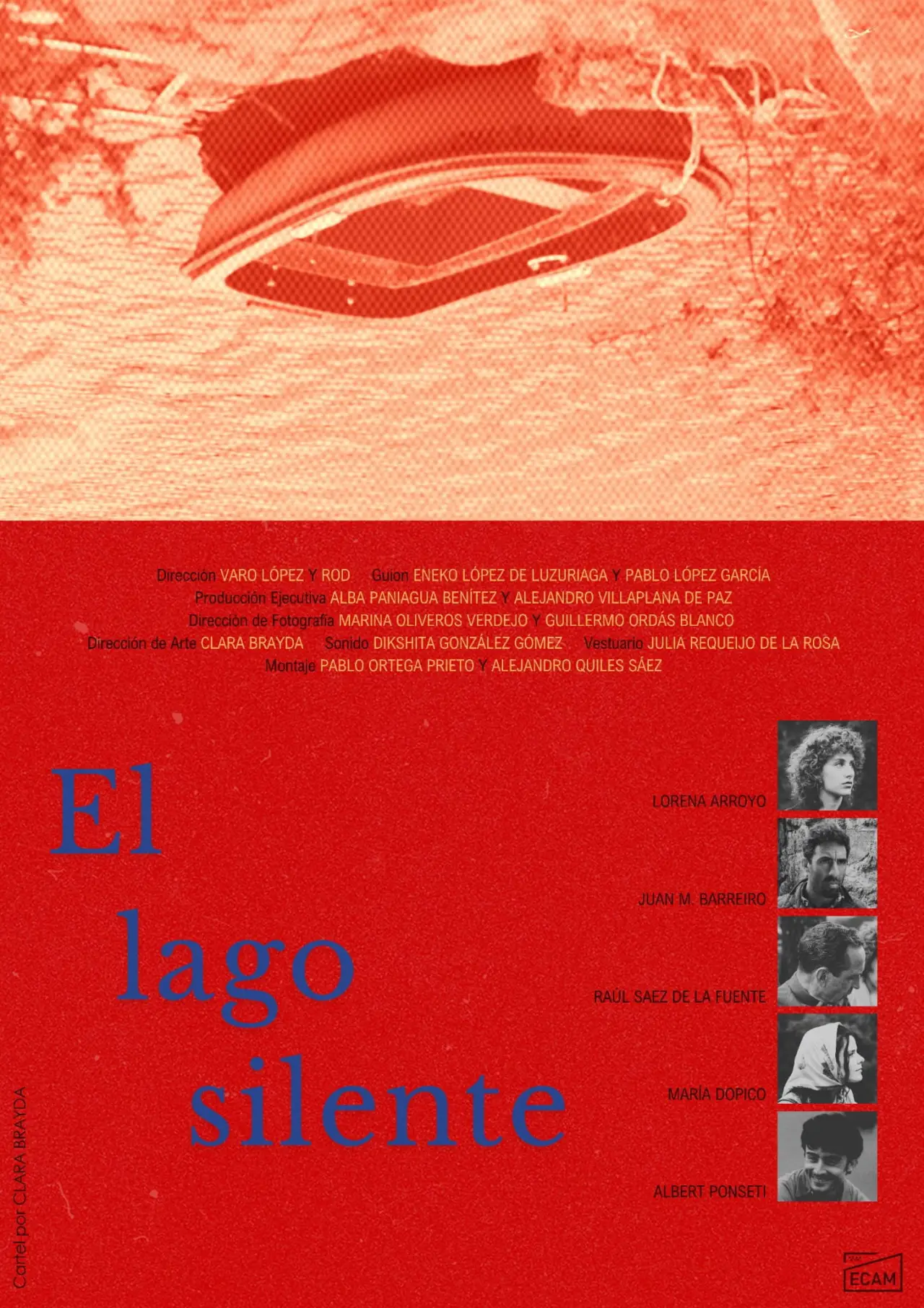 Plakat filmowy "El lago silente"