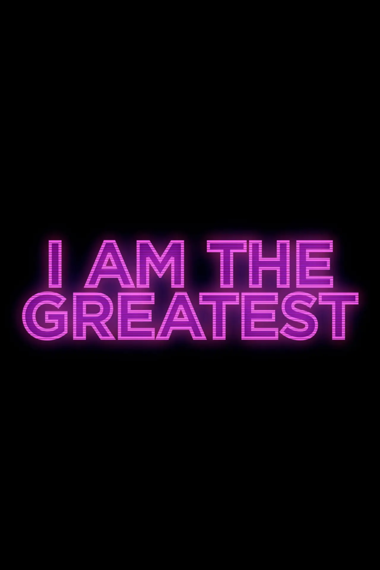 Plakat filmowy "I Am the Greatest"