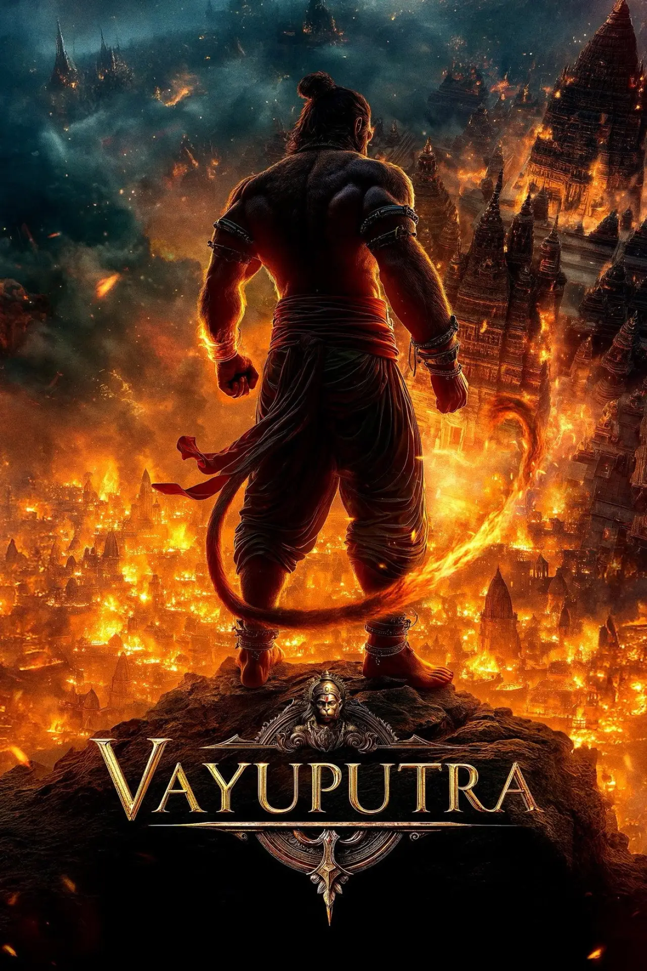 Plakat filmowy "వాయుపుత్ర"