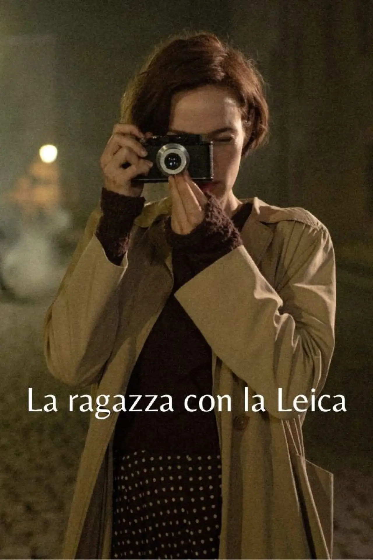 Plakat filmowy "La ragazza con la Leica"