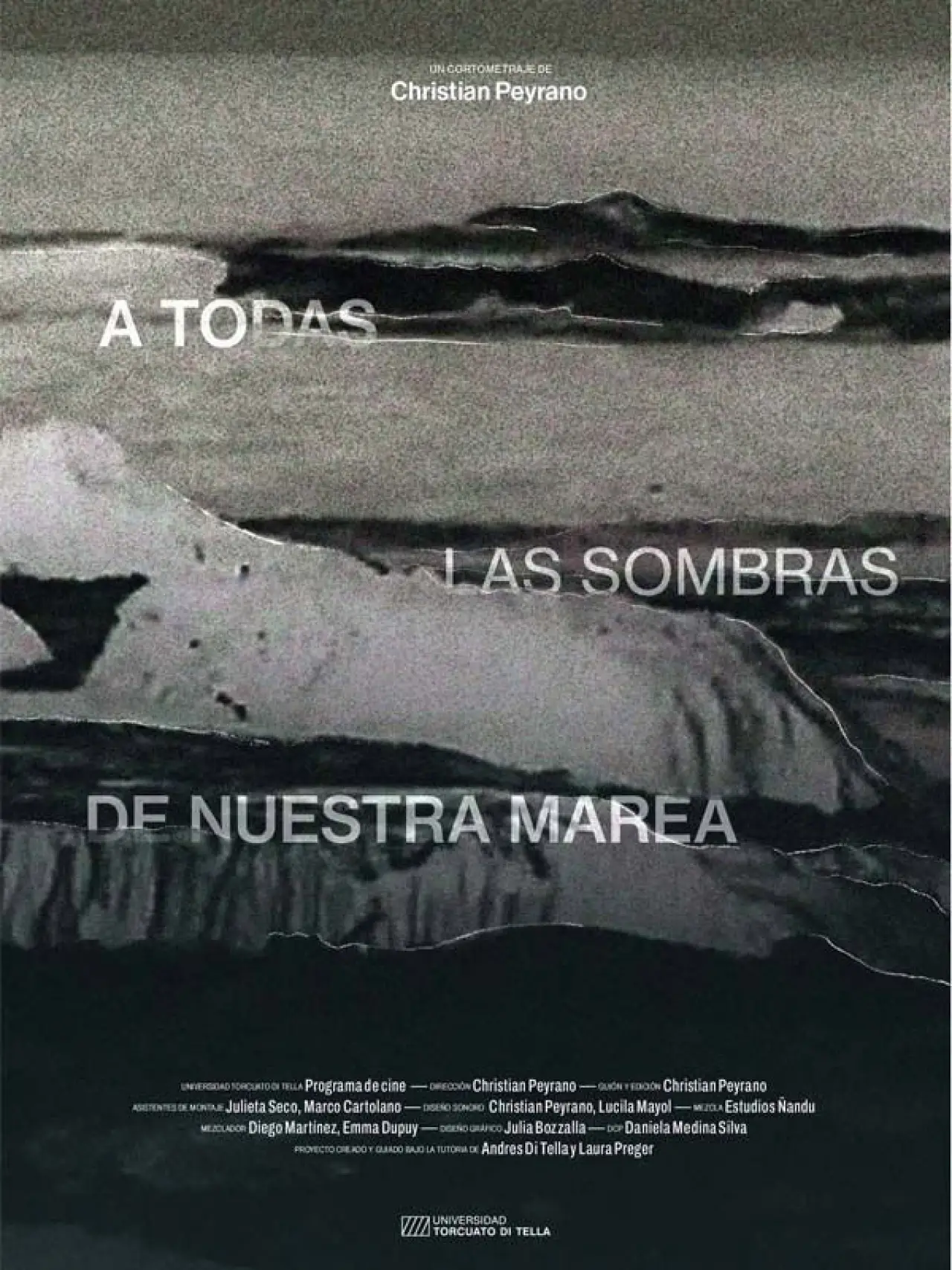 Plakat filmowy "A todas las sombras de nuestra marea"