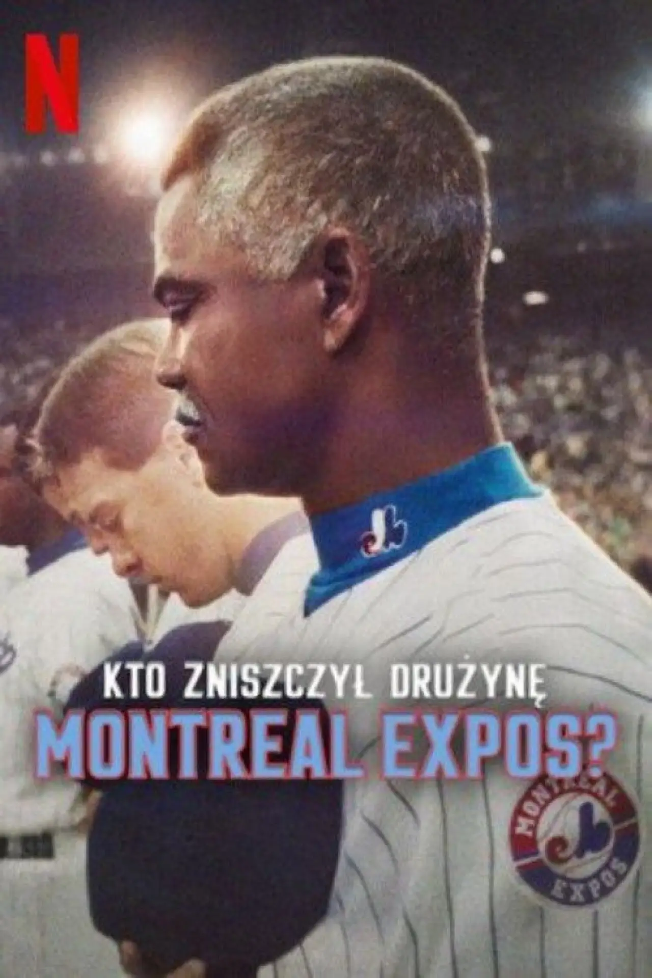 Plakat filmowy "Kto zniszczył drużynę Montreal Expos?"