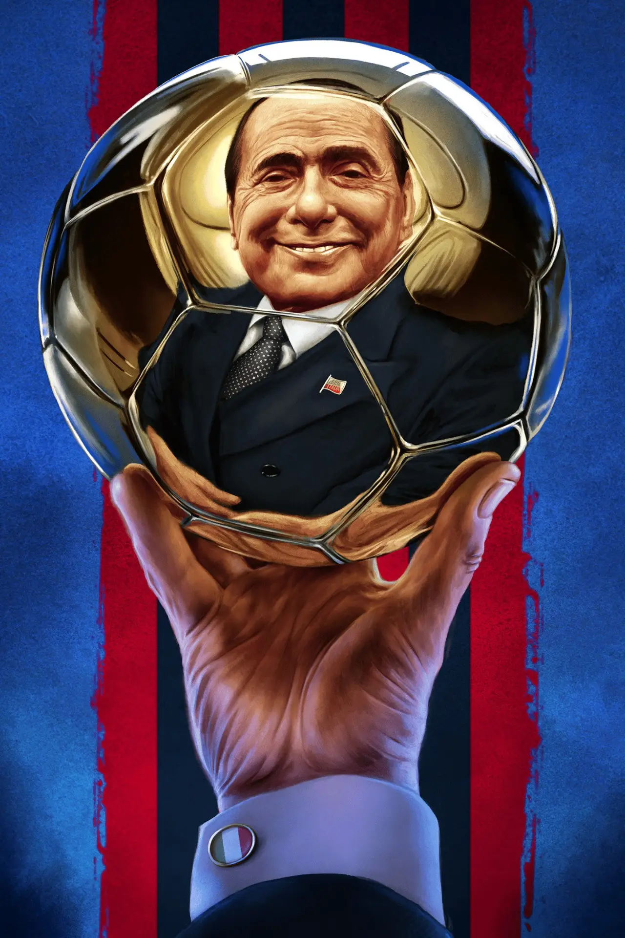 Plakat filmowy "Berlusconi: Condemned to Win"