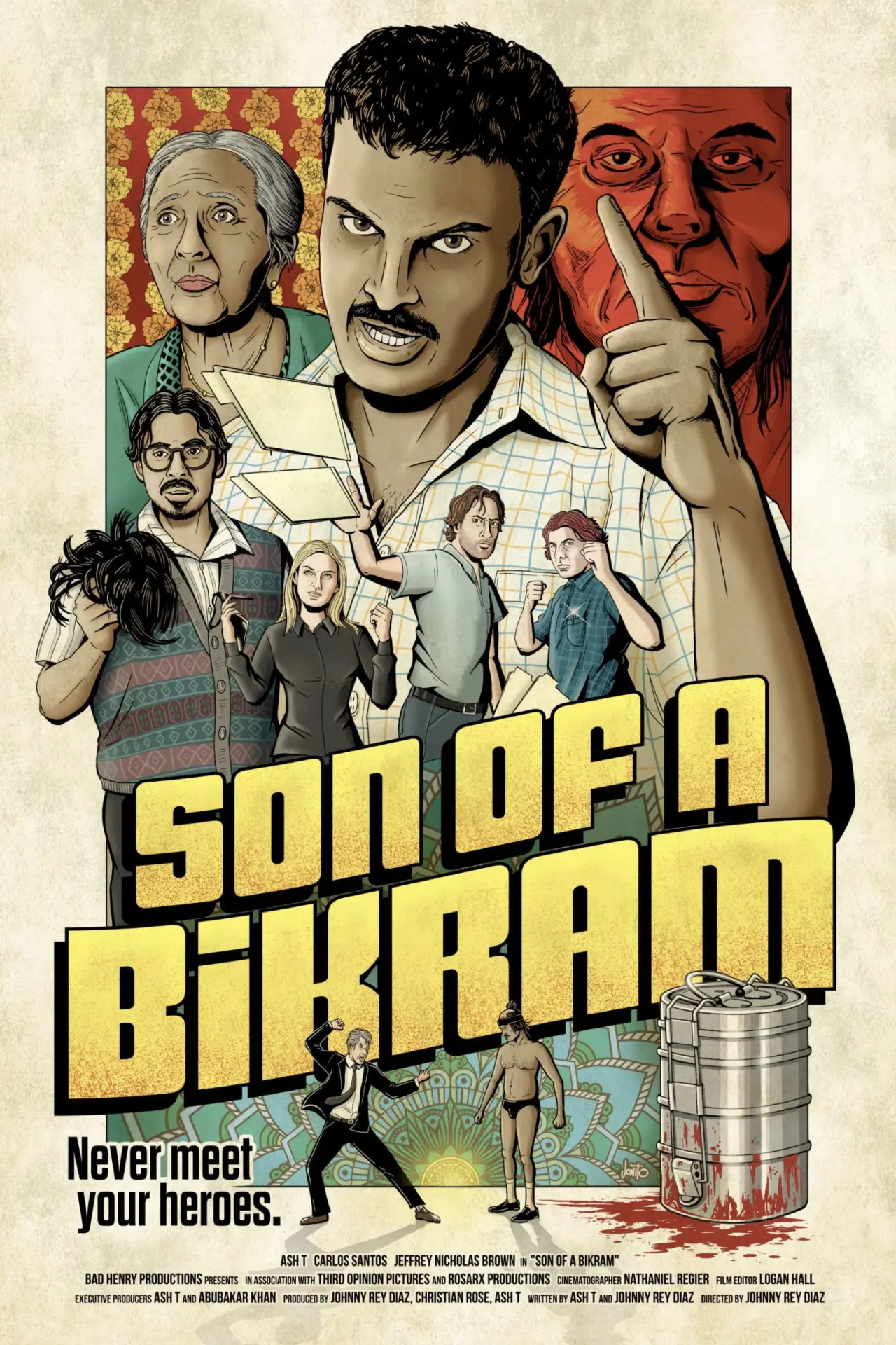 Plakat filmowy "Son of a Bikram"