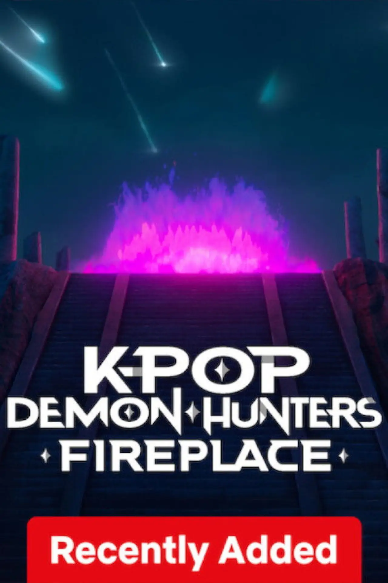 Plakat filmowy "KPop Demon Hunters: Fireplace"