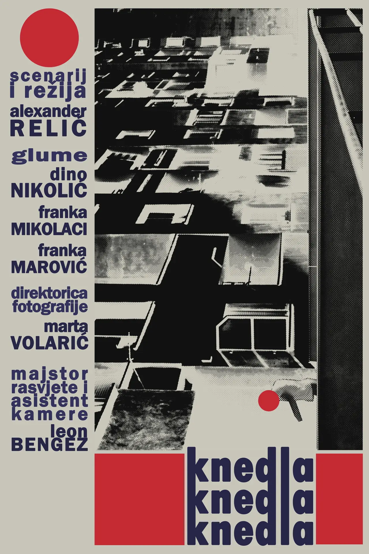 Plakat filmowy "Knedla"