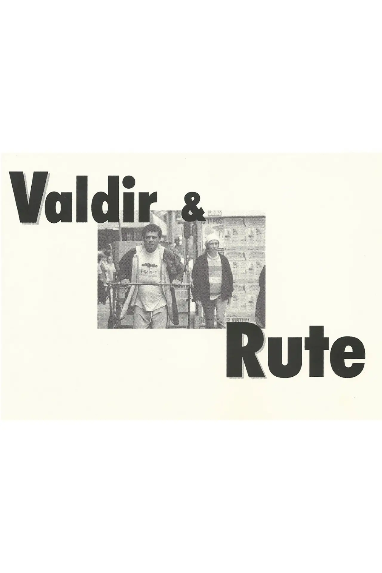 Plakat filmowy "Valdir & Rute"