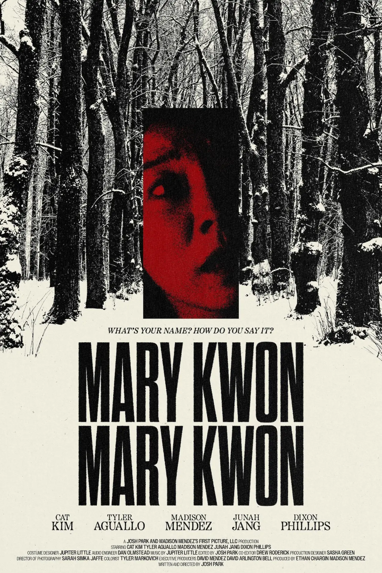 Plakat filmowy "Mary Kwon Mary Kwon"
