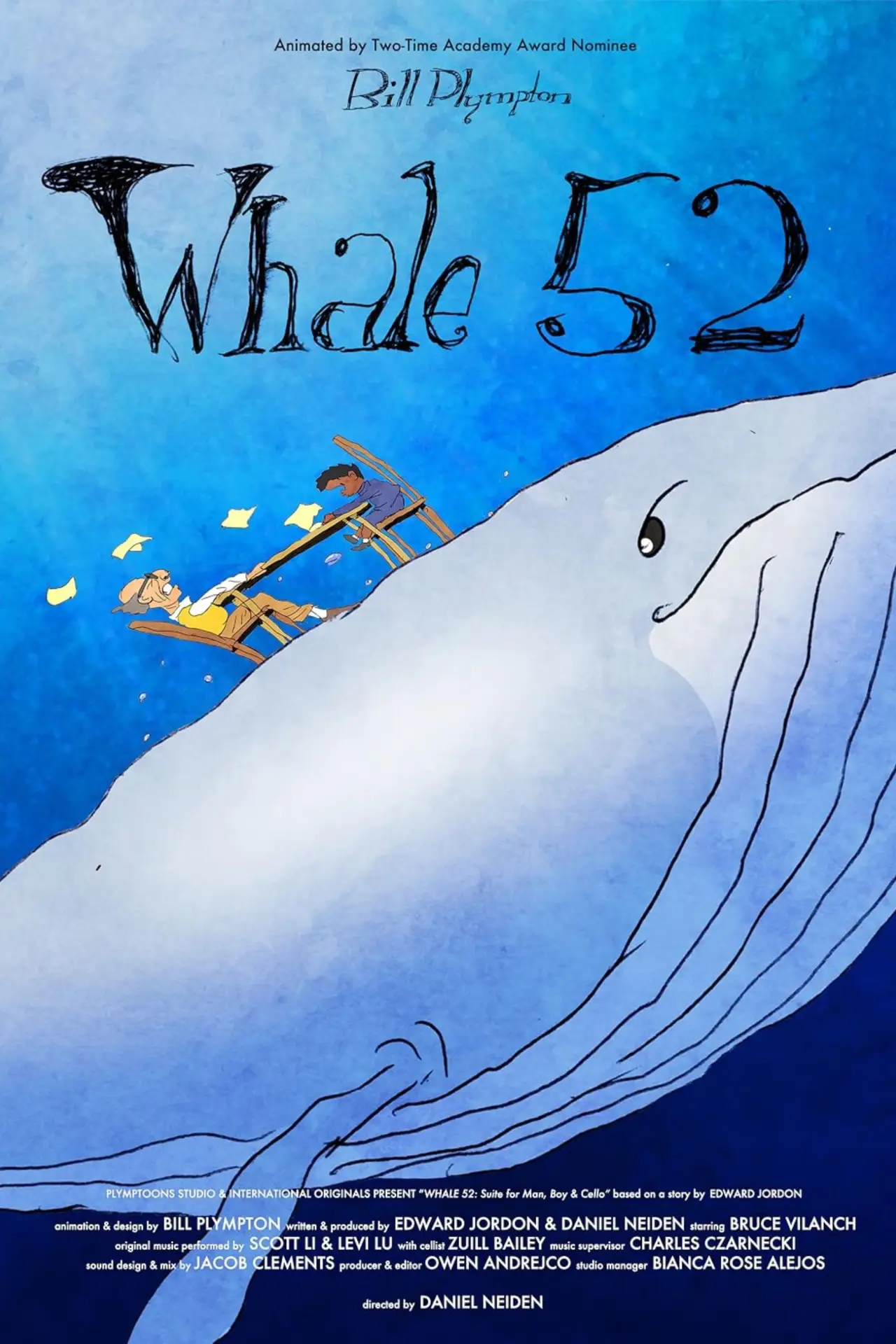 Plakat filmowy "Whale 52 - Suite for Man, Boy, and Whale"