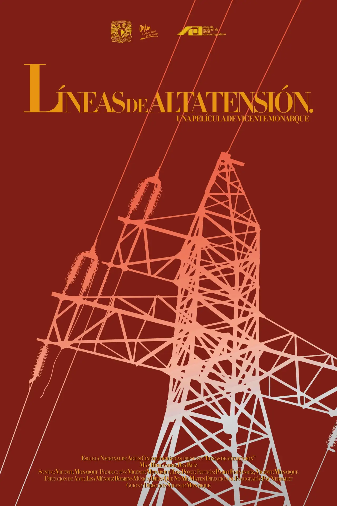 Plakat filmowy "Líneas de alta tensión"